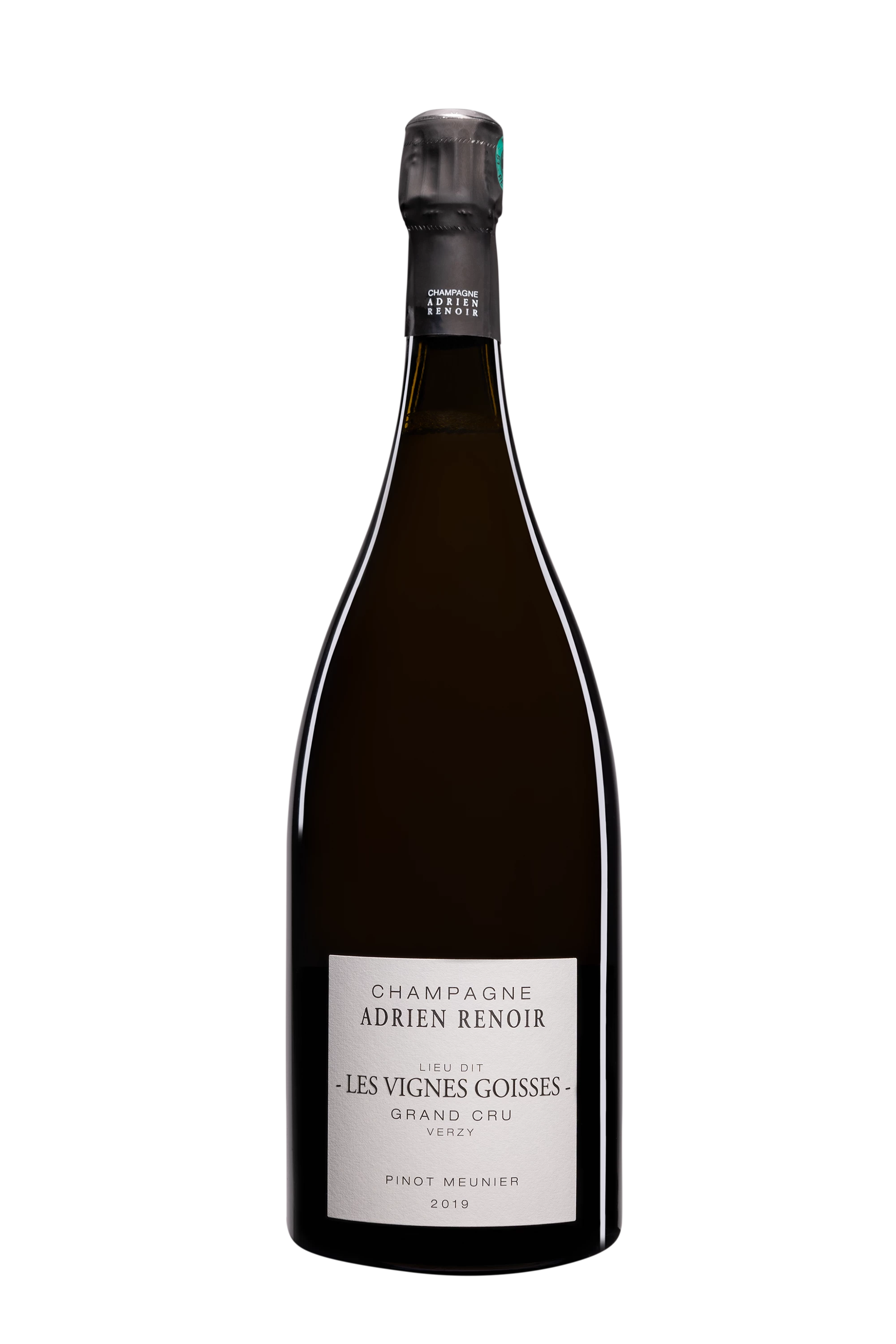 Domaine Adrien Renoir - Champagne Extra-Brut Grand Cru Blanc de Noirs Millésimé "Les Vignes Goisses" Blanc 2019 Dégorgement 07.2023 12.5°, 150cl