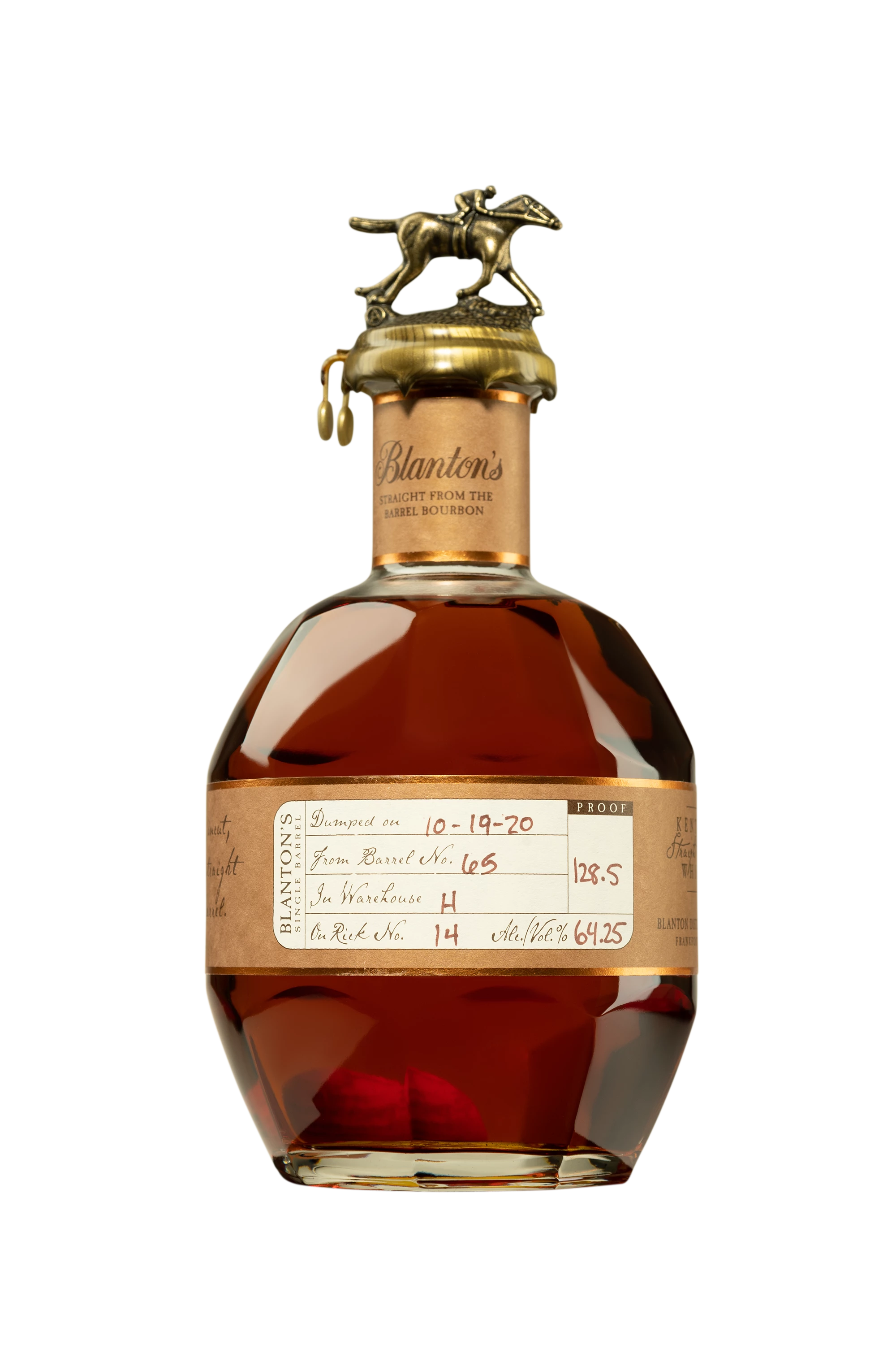 Buffalo Trace - Kentucky Bourbon "Blanton's - Straight from the Barrel" Brun 64.25° Giftbox, 70cl