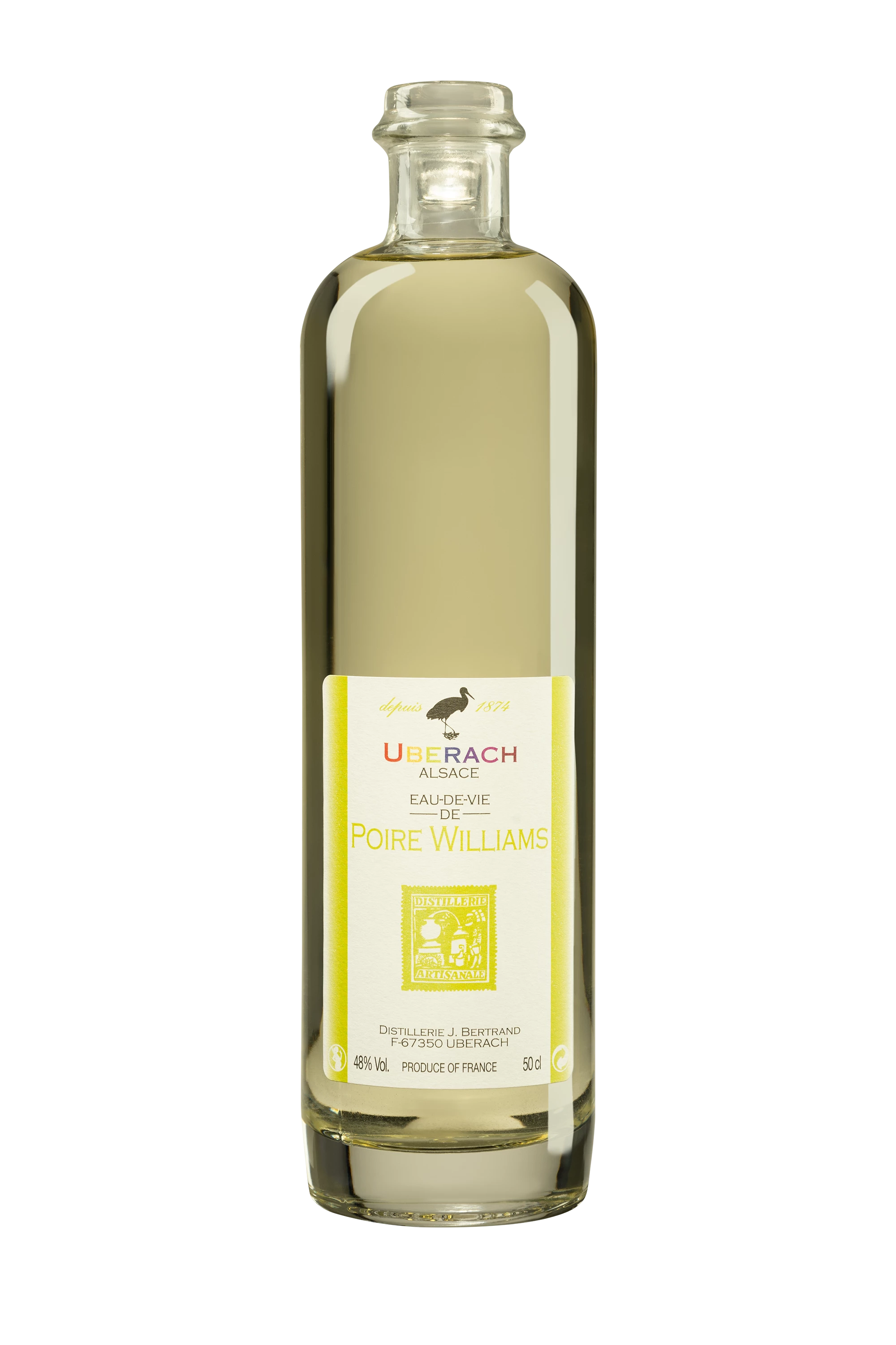 Distillerie Bertrand - Eau de Vie d'Alsace "Poire Williams - Eau de la..." 48°, 50cl
