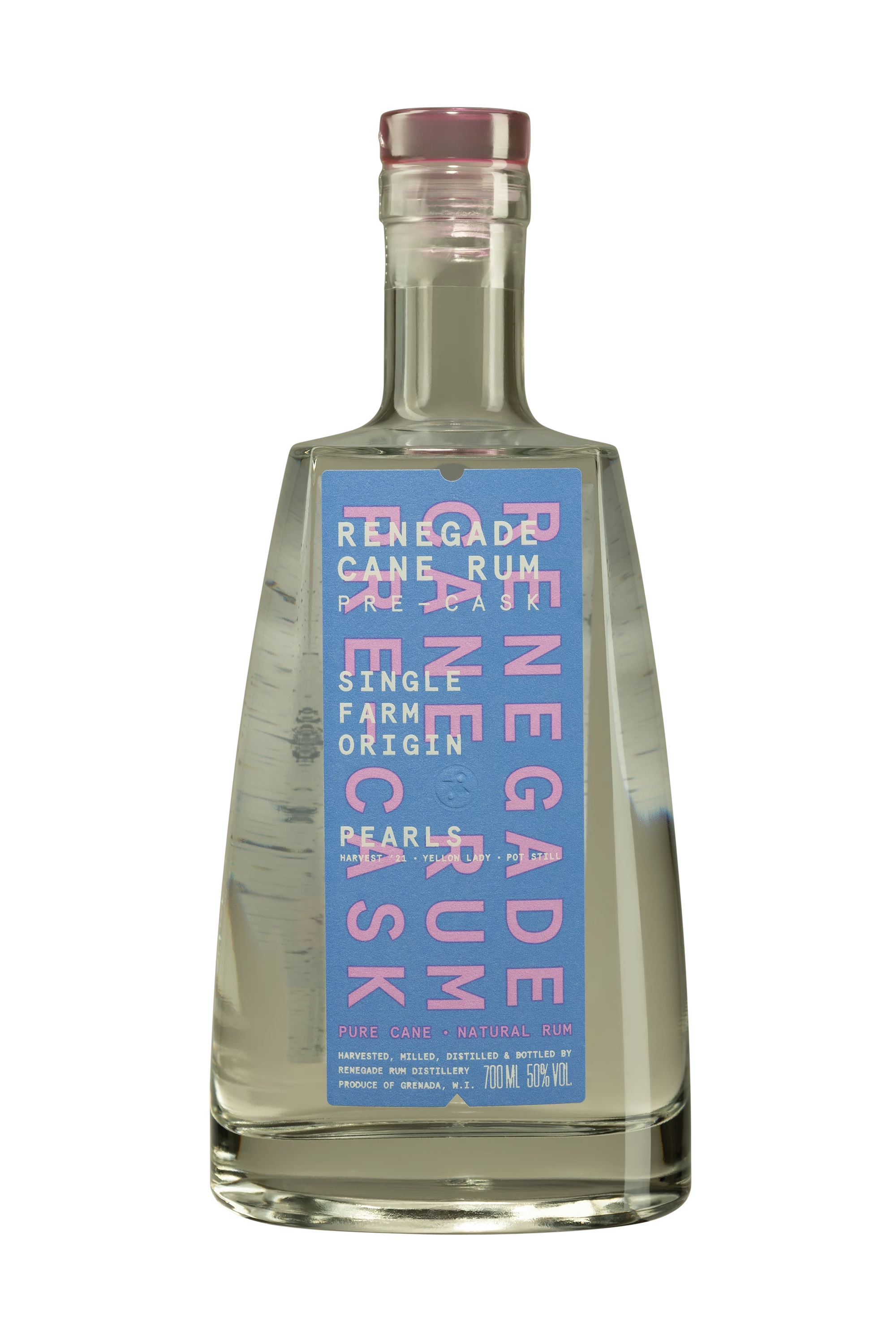 Renegade - Pur Cane Juice Grenadian Rum "Pre Cask Pearls" Blanc 50° Giftbox, 70cl