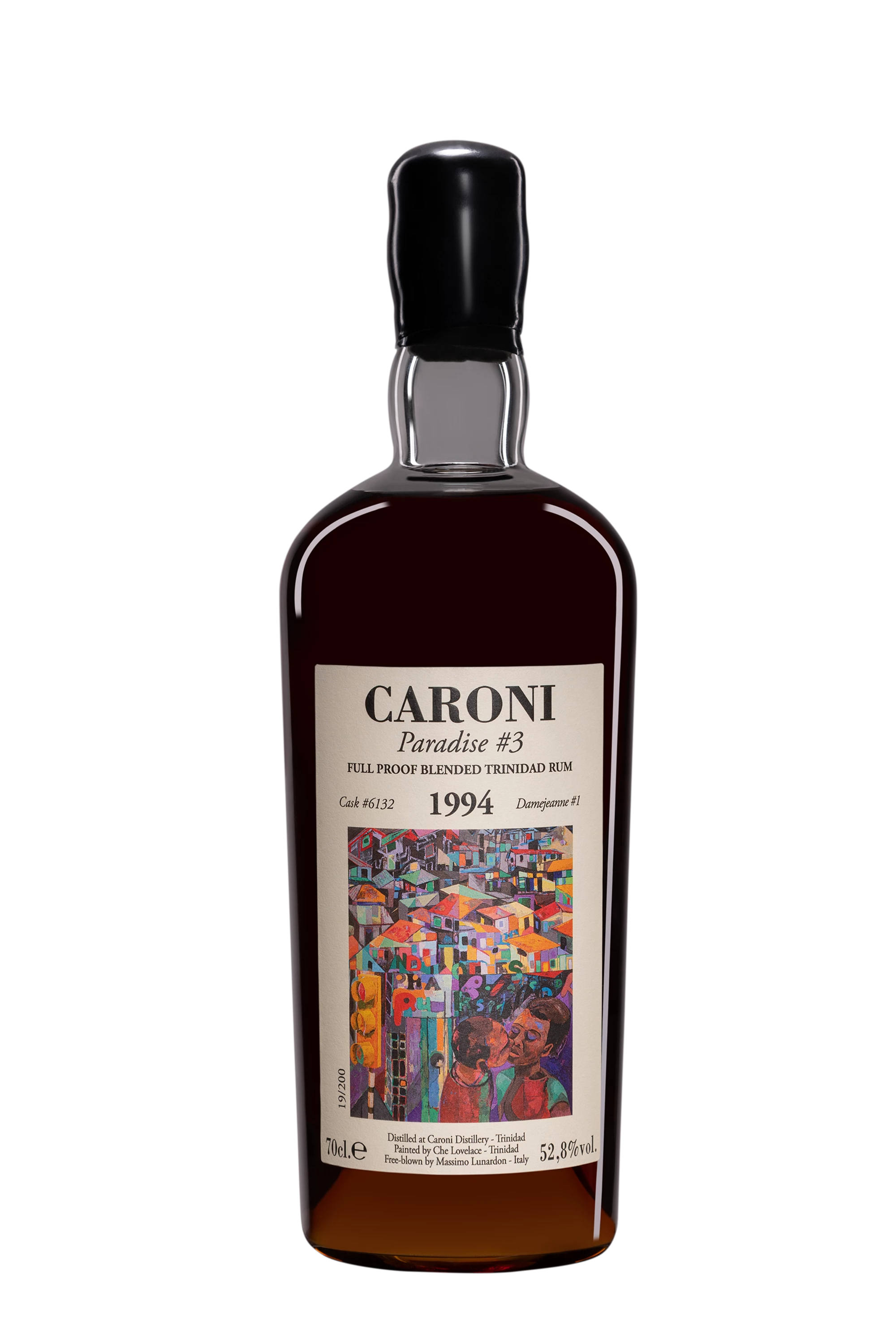 Vélier - Molasses Trinidadian Rhum "Caroni - Paradise 3" Brun 1994 52.8° Giftbox, 70cl