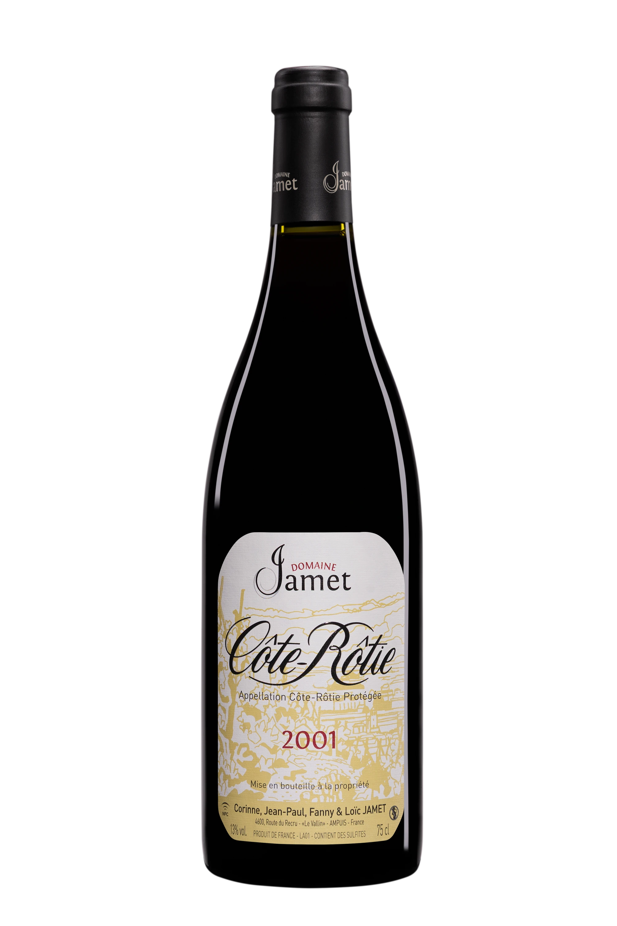 Domaine Jamet - Côte-Rotie Rouge 2001 13°, 75cl