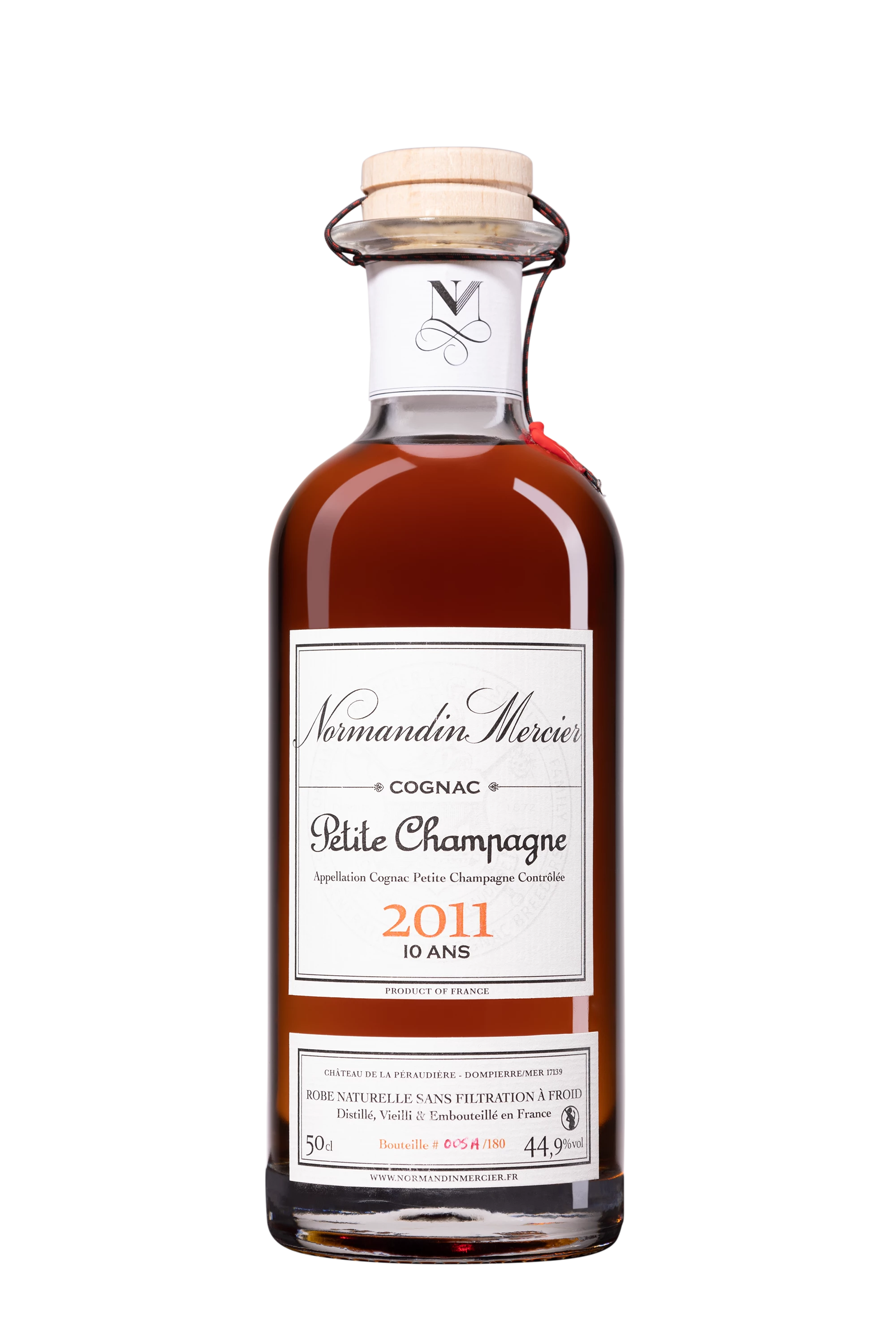 Normandin-Mercier - Cognac Petite Champagne "10 Ans" 2011 44.9°, 50cl