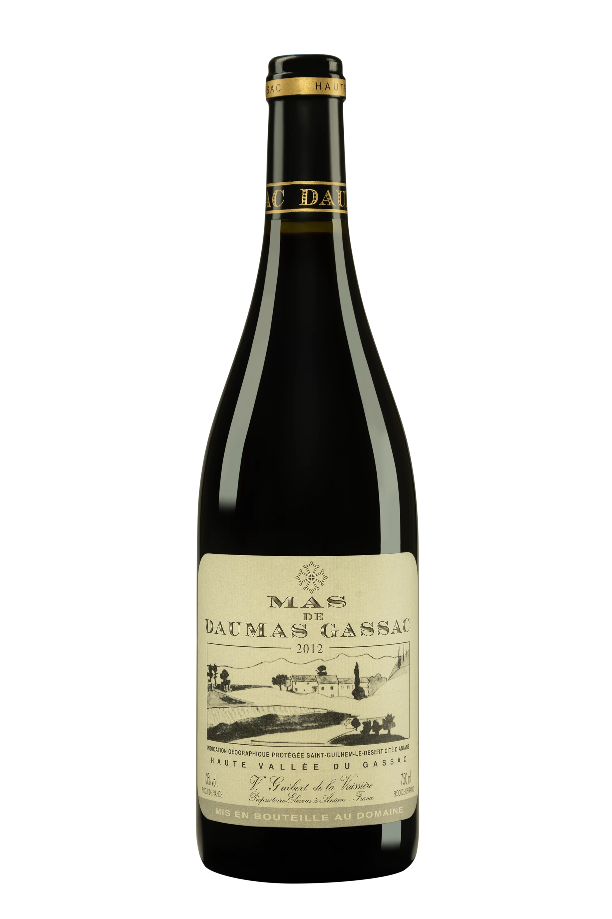 Mas Daumas Gassac - Vin de Pays de Saint Guilhem-le-Désert – Cité d'Aniane Rouge 2012, 75cl