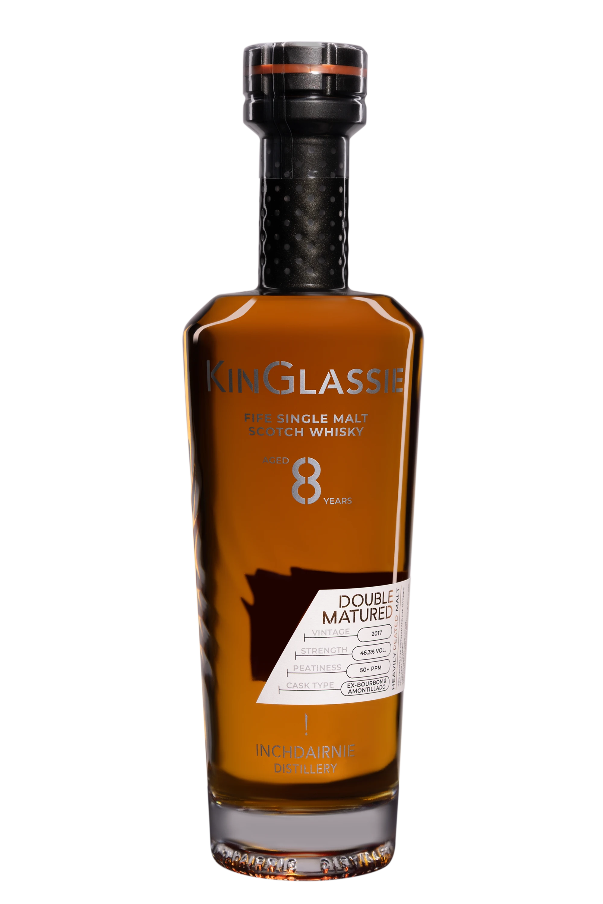 InchDairnie - Single Malt Scotch Whisky "8 Ans Double Matured" Brun 2017 46.3°, 70cl
