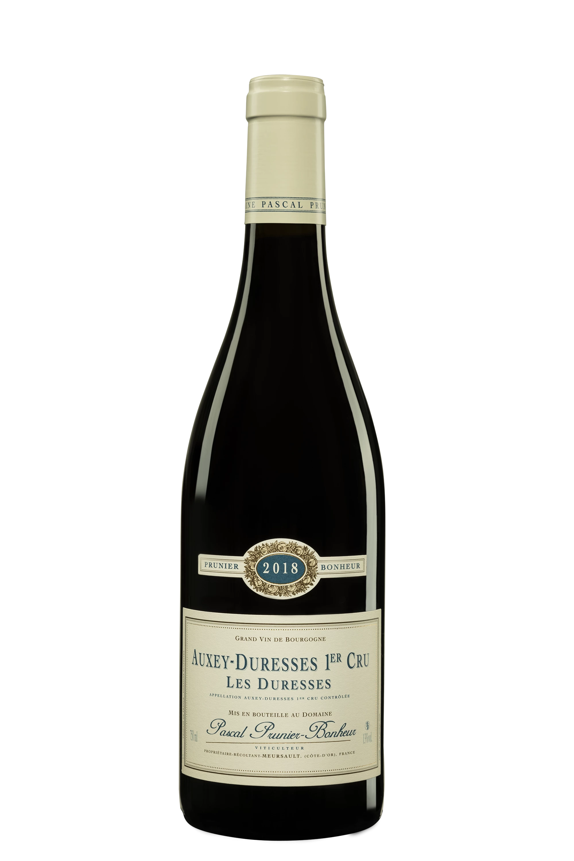 Domaine Pascal Prunier Bonheur - Auxey Duresses 1er Cru "Les Duresses" Rouge 2018, 75cl