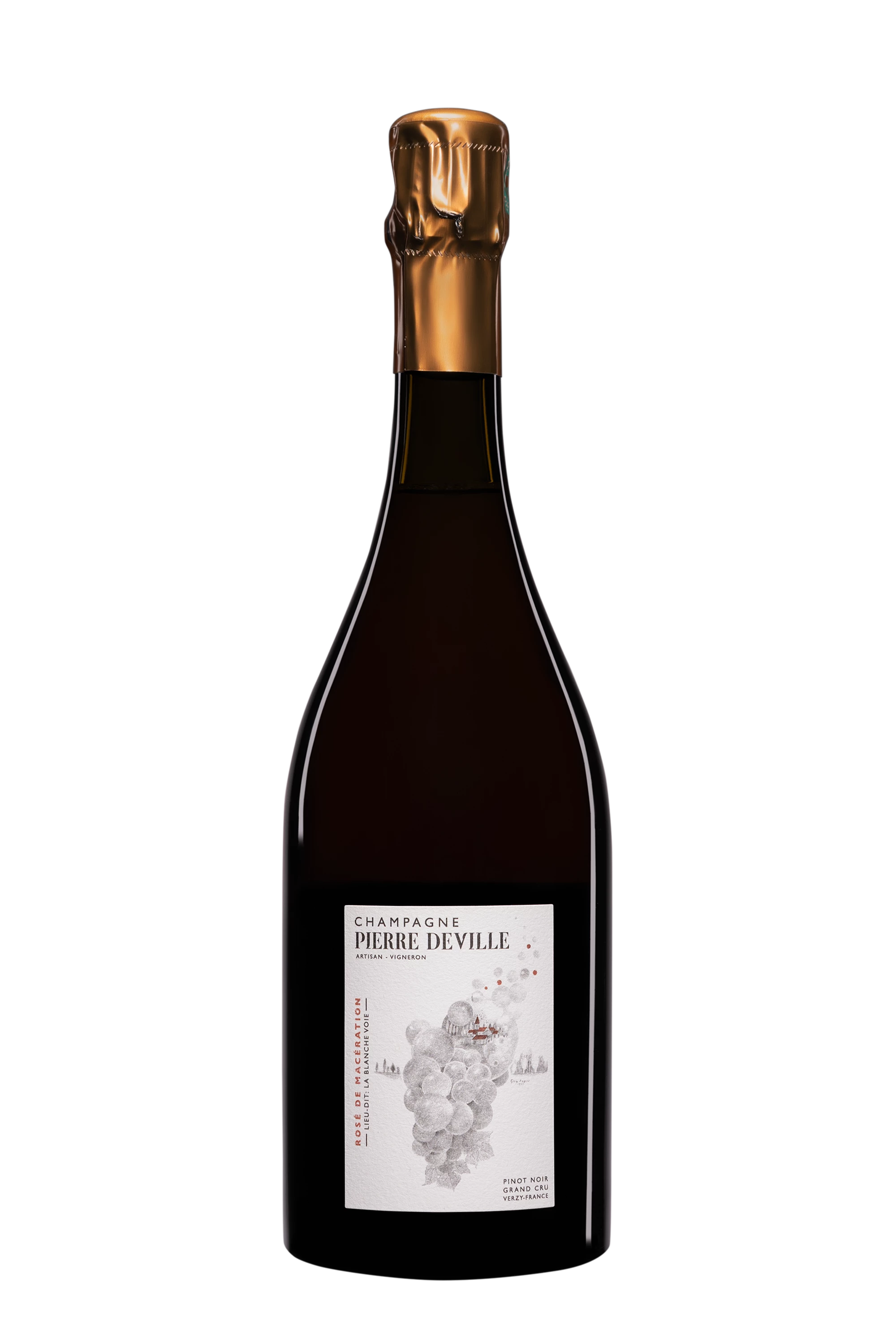 Domaine Pierre Deville - Champagne Extra-Brut Grand Cru "La Blanche Voie" Rosé Vendange 2021 Dégorgement 04 Feb. 2024 12°, 75cl