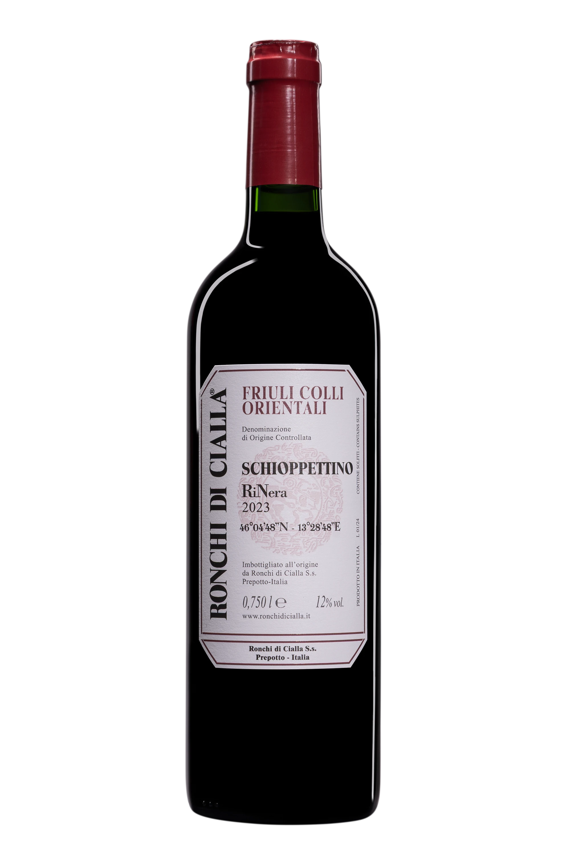Ronchi di Cialla - Colli Orientali del Friuli "Schioppettino Ribolla Nera" Rouge 2023, 75cl