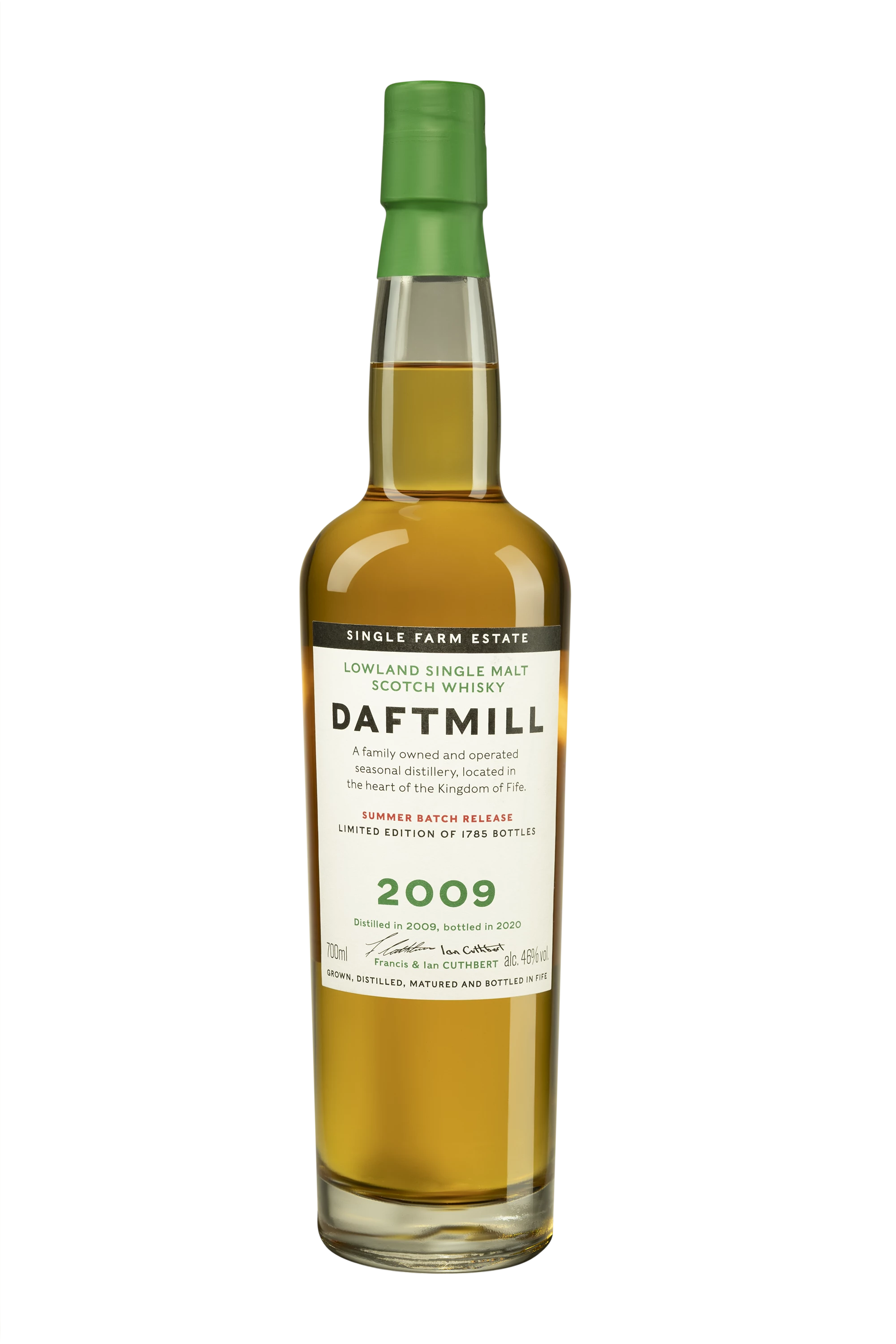 Daftmill - Single Malt Scotch Whisky "Summer Batch Release" 2009 46°, 70cl