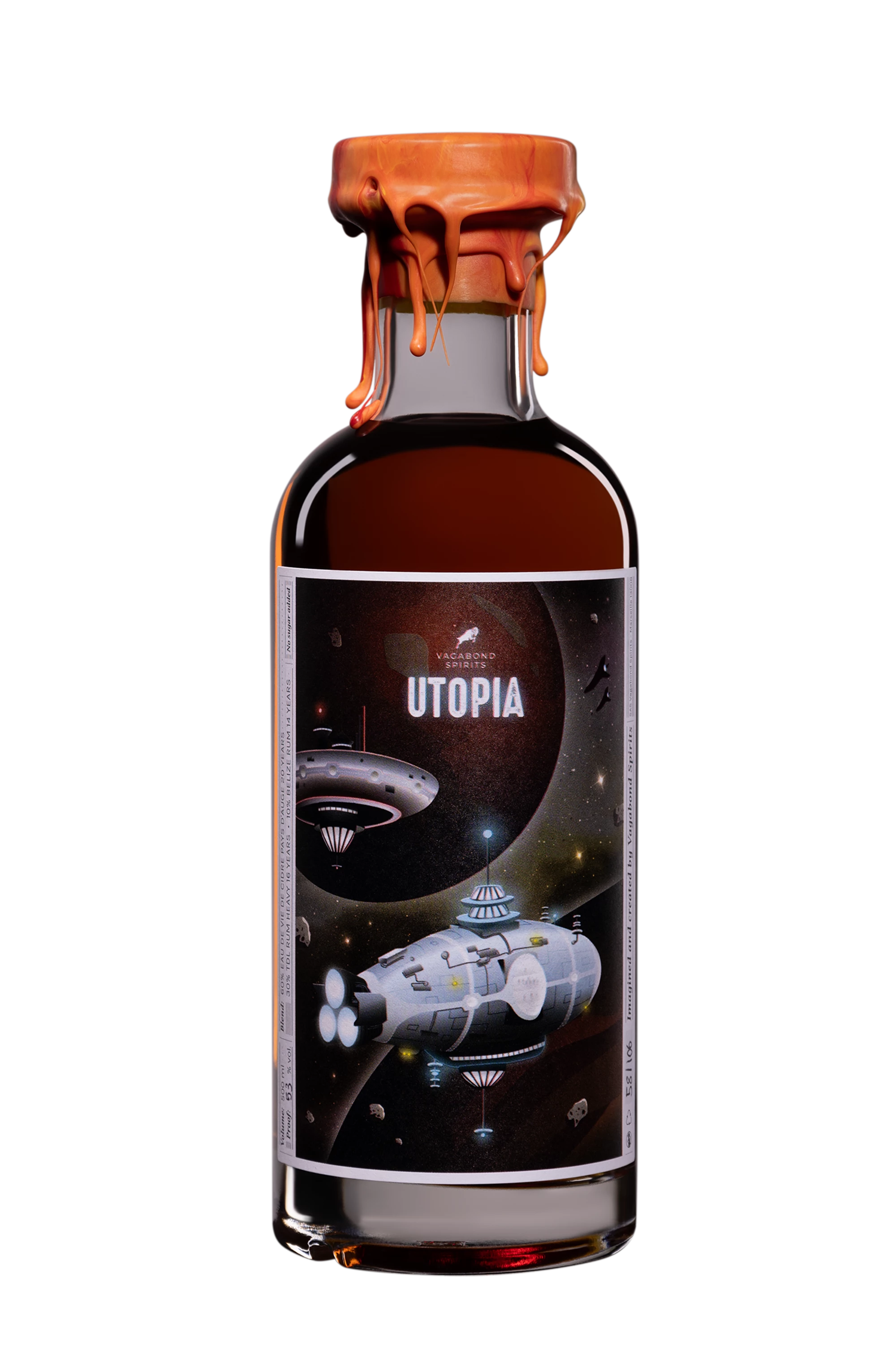 Vagabond Spirits - Boisson Spiritueuse "Utopia Rhum - Series #2" Brun 53° Giftbox, 50cl