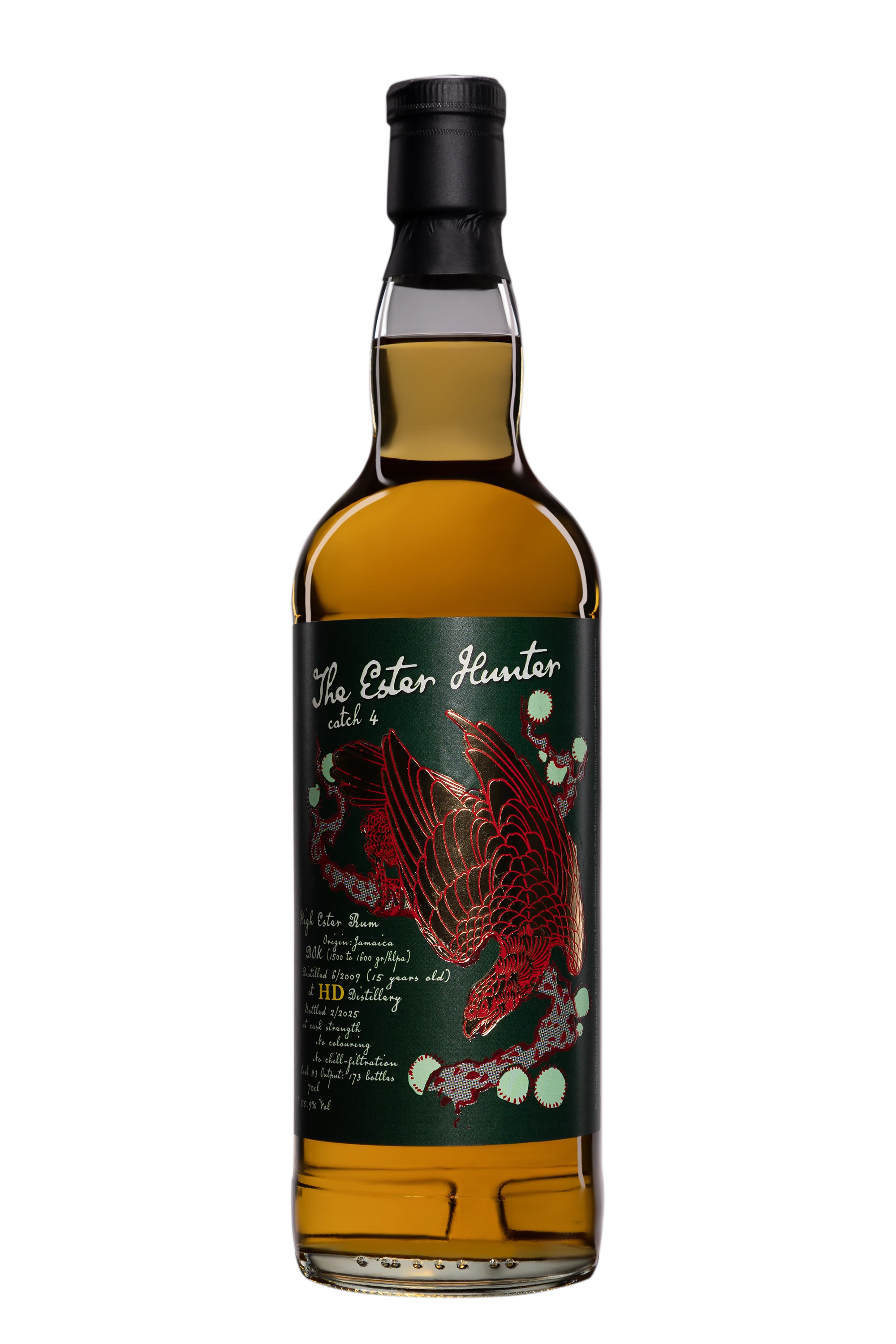 The Whisky Jury  - Molasses Jamaican Rhum "The Ester Hunter Catch 4" Brun 2009 55.9°, 70cl