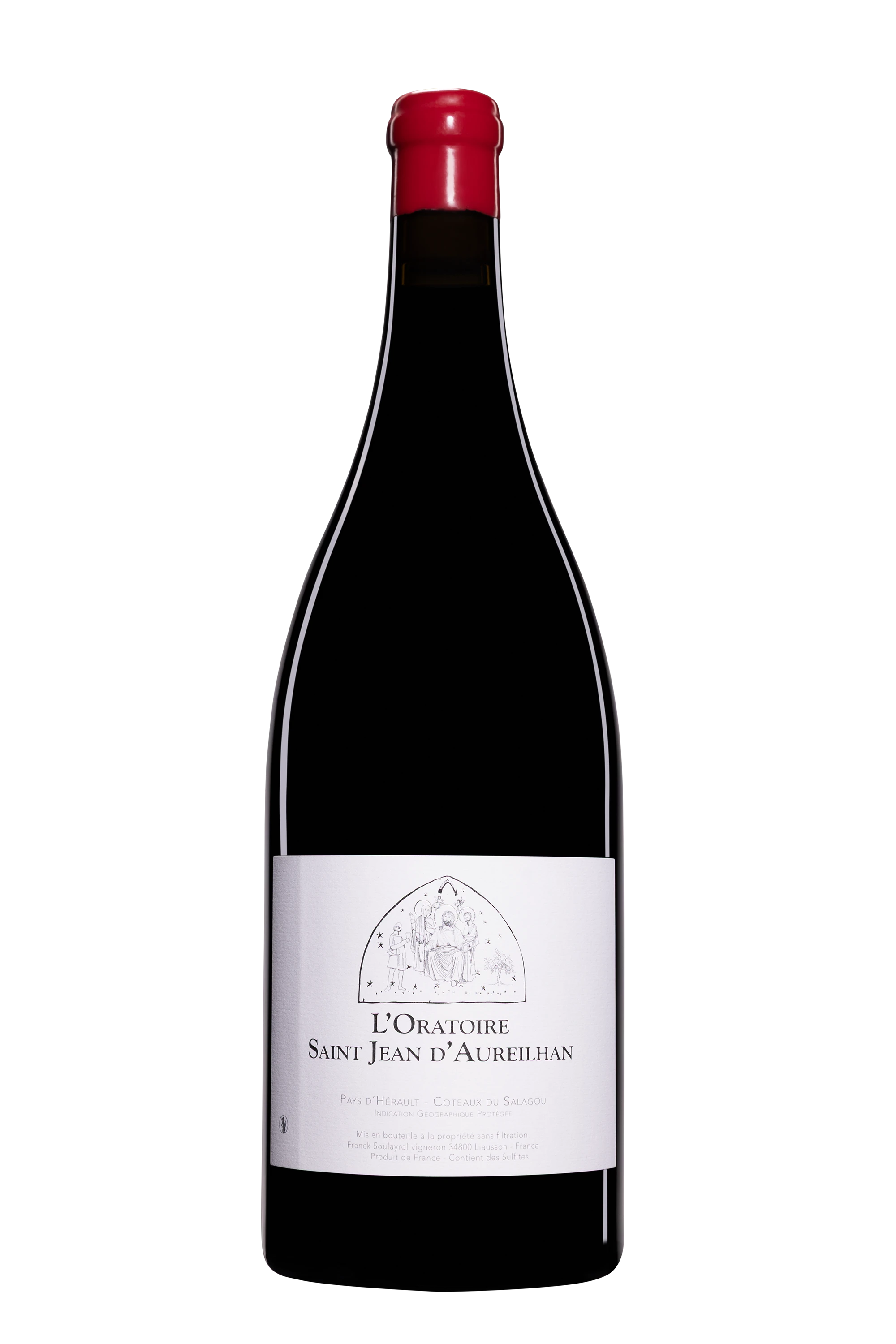 Domaine L'Oratoire Saint Jean d'Aureilhan - Vin de Pays d'Hérault - Coteaux du Salagou Rouge 2023 14°, 150cl