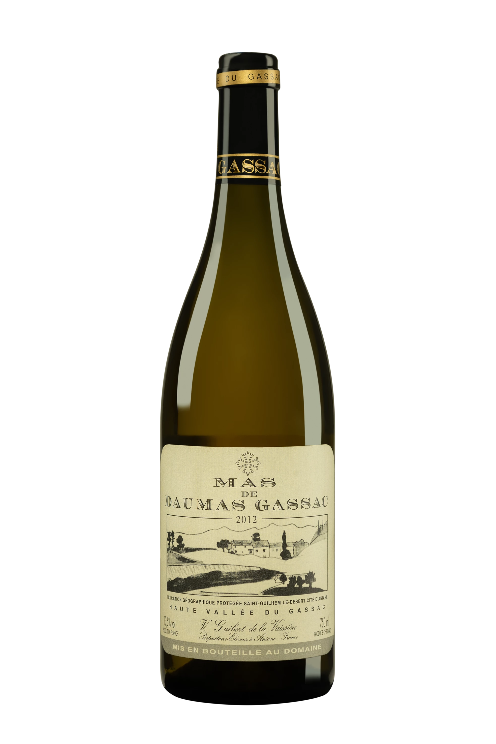 Mas Daumas Gassac - Vin de Pays de Saint Guilhem-le-Désert – Cité d'Aniane Blanc 2012, 75cl