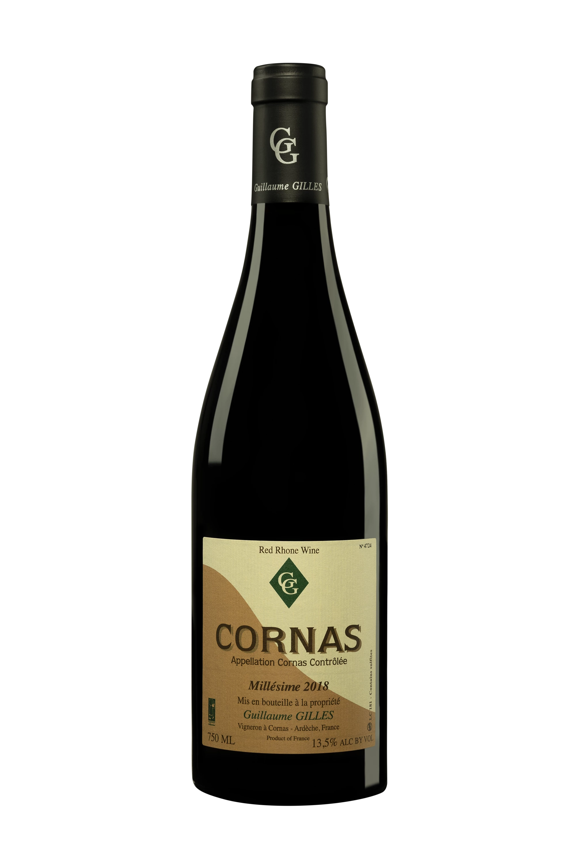Domaine Guillaume Gilles - Cornas Rouge 2018, 75cl