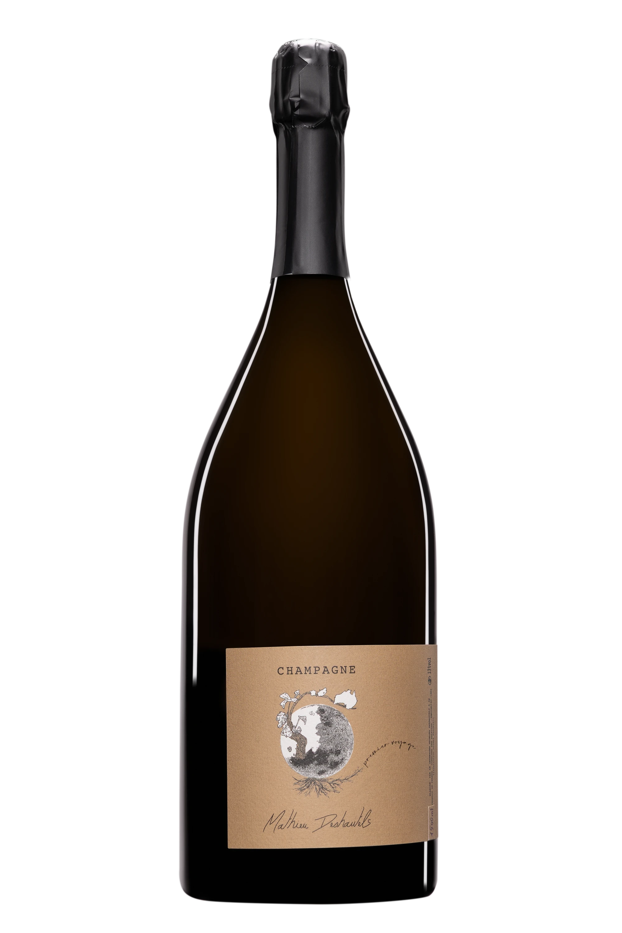 Domaine Mathieu Deshautels - Champagne Brut Nature Blanc de Blancs "Premier Voyage" Blanc Vendange 06 Sep. 2022 13°, 150cl