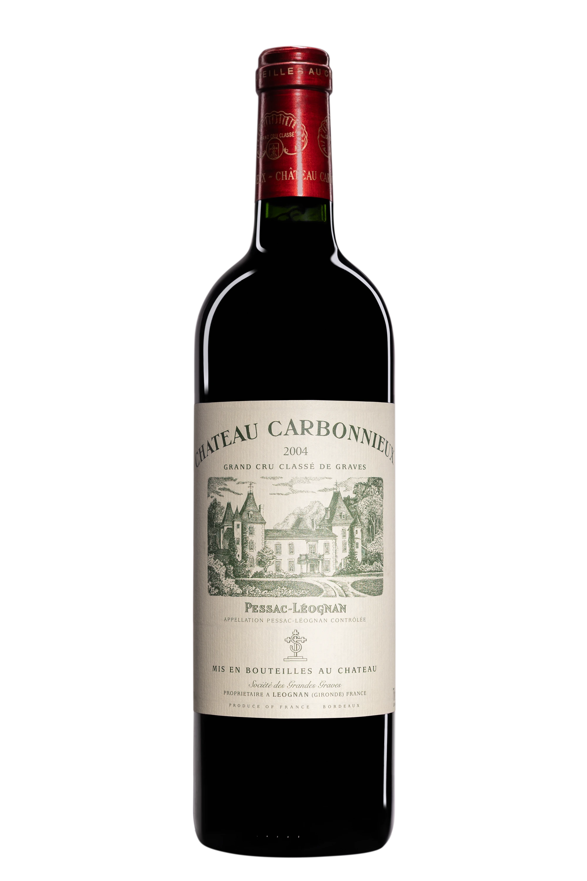 Château Carbonnieux - Pessac-Léognan Grand Cru Classé de Graves "Premier Vin de Château Carbonnieux" Rouge 2004 13°, 75cl