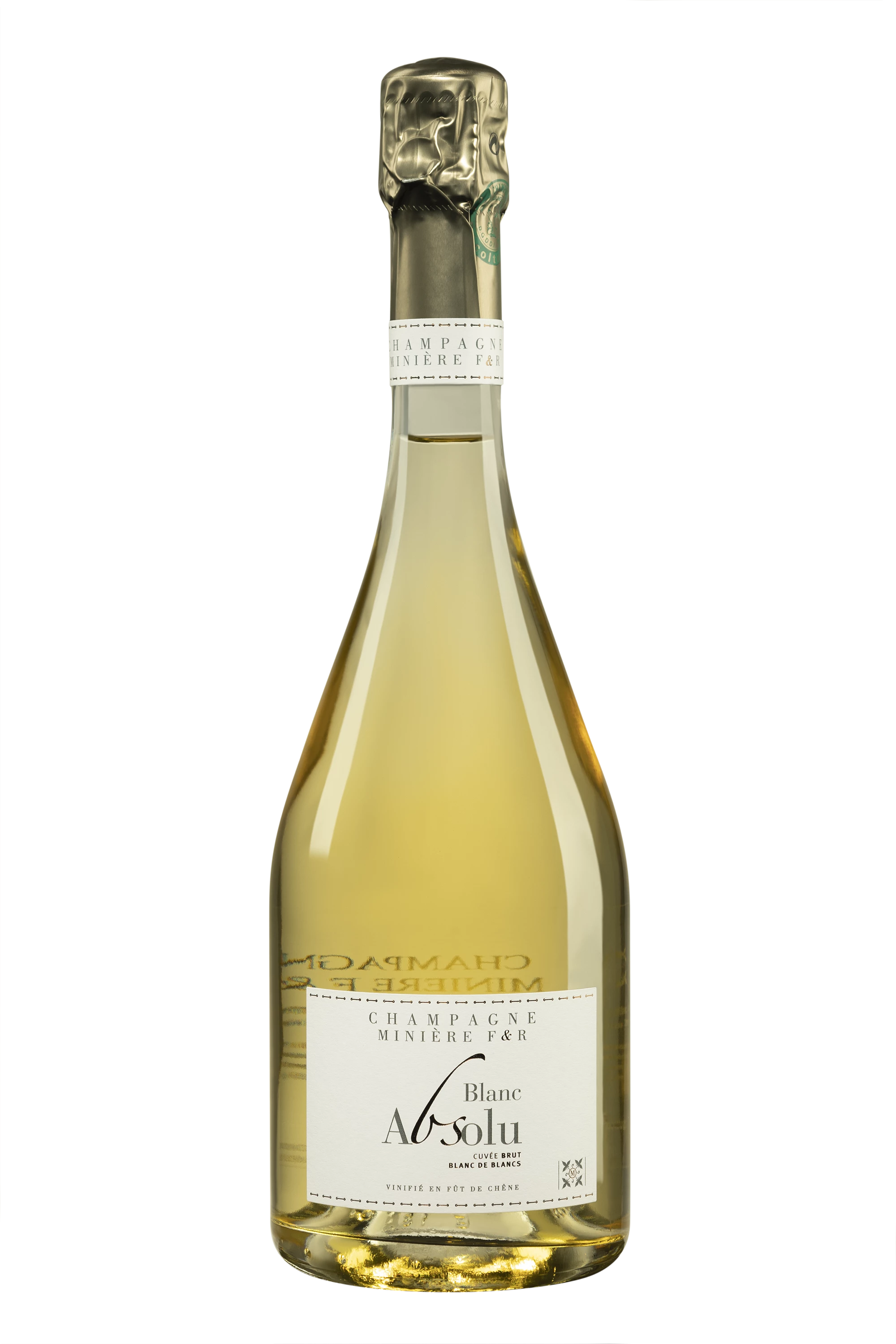 Domaine Minière F & R - Champagne Brut Blanc de Blancs Millésimé "Blanc Absolu" Blanc 2016 12.5°, 75cl