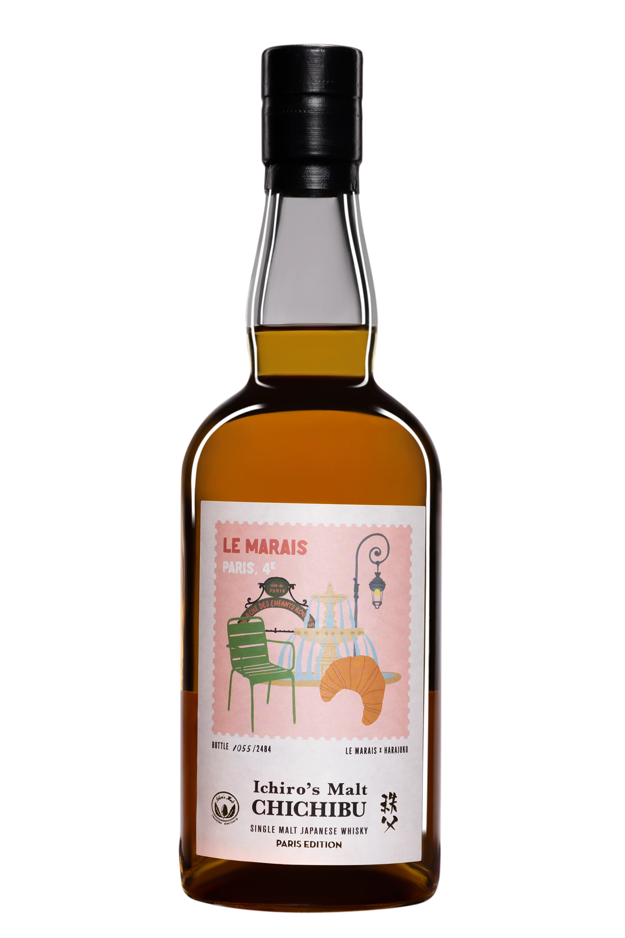Ichiro's Malt Chichibu - Single Malt Japanese Whisky "Paris Edition 2025 - Le Marais Itinéraires" Brun NV 50.5° Giftbox, 70cl