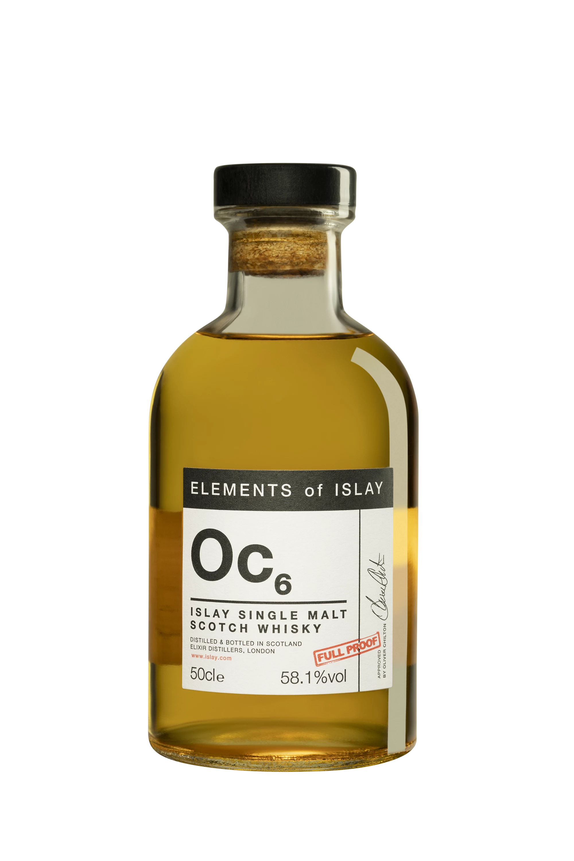 Speciality Drinks - Single Malt Scotch Whisky "Elements of Islay - Oc6" 58.1° Giftbox, 50cl