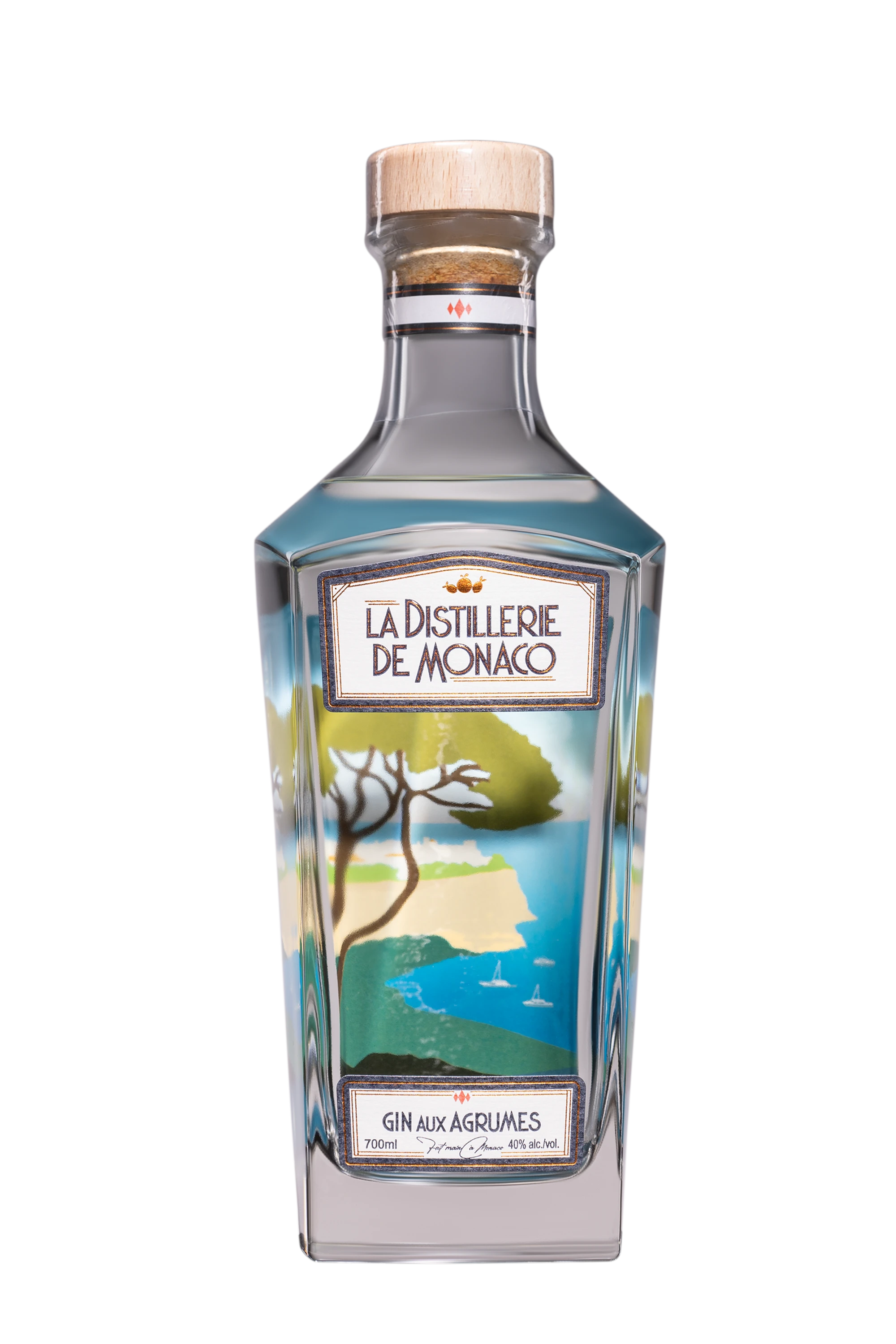 Distillerie de Monaco - Gin "Gin aux Agrumes" Blanc 40° Giftbox, 70cl