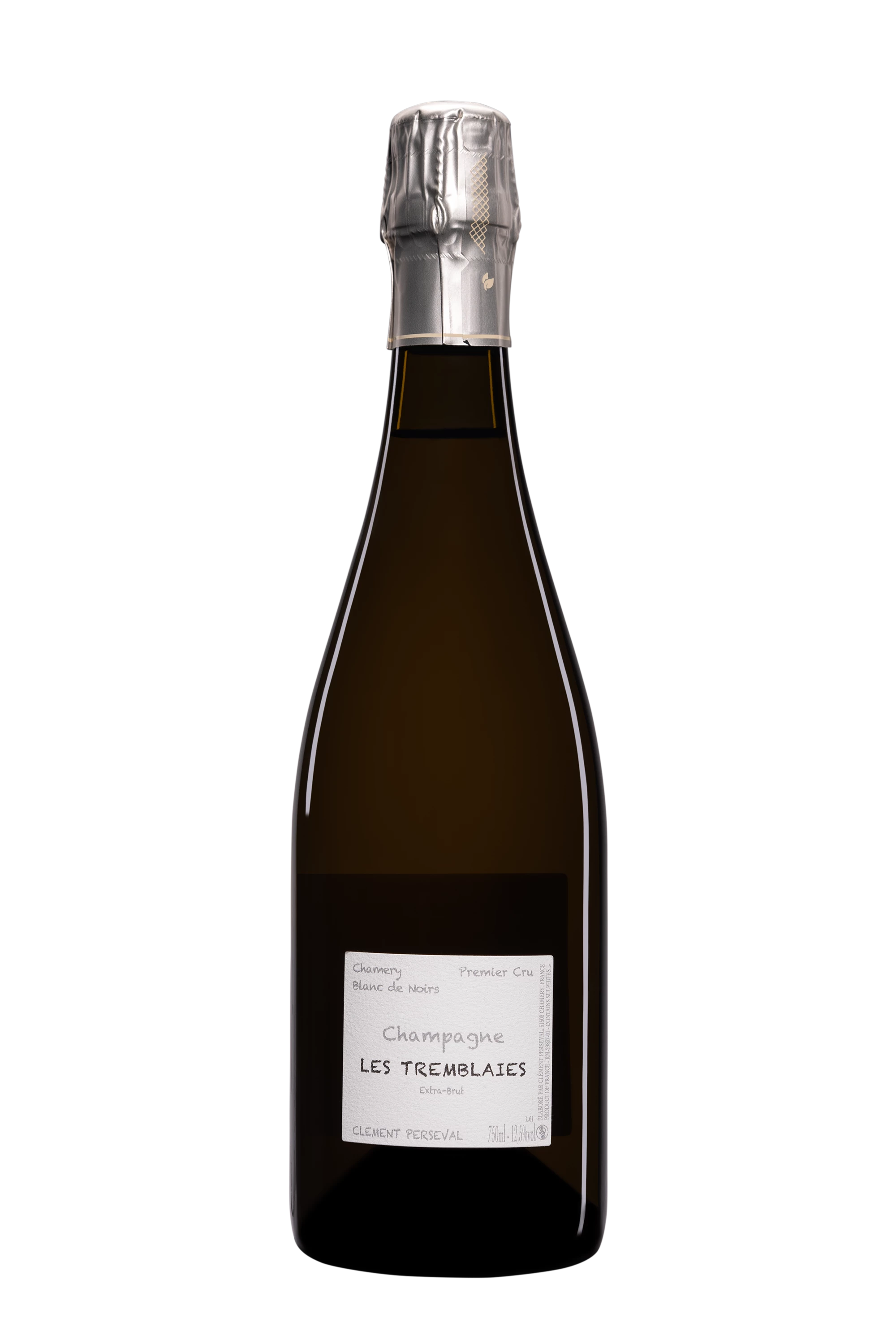 Domaine Clément Perseval - Champagne Extra-Brut 1er Cru Blanc de Noirs Millésimé "Les Tremblaies" Blanc 2015 12.5°, 75cl