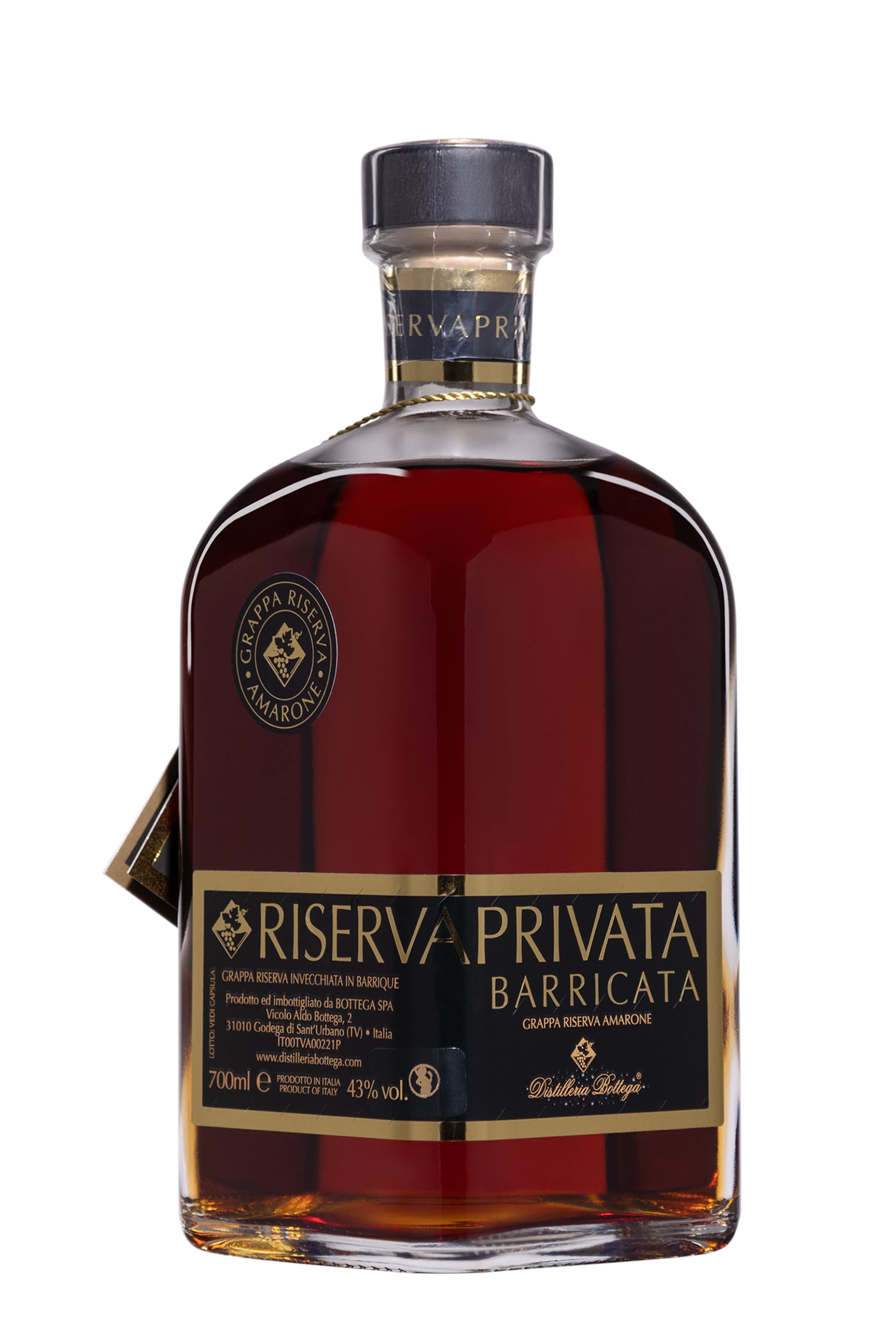 Bottega - Grappa Riserva di Amarone 43°, 70cl