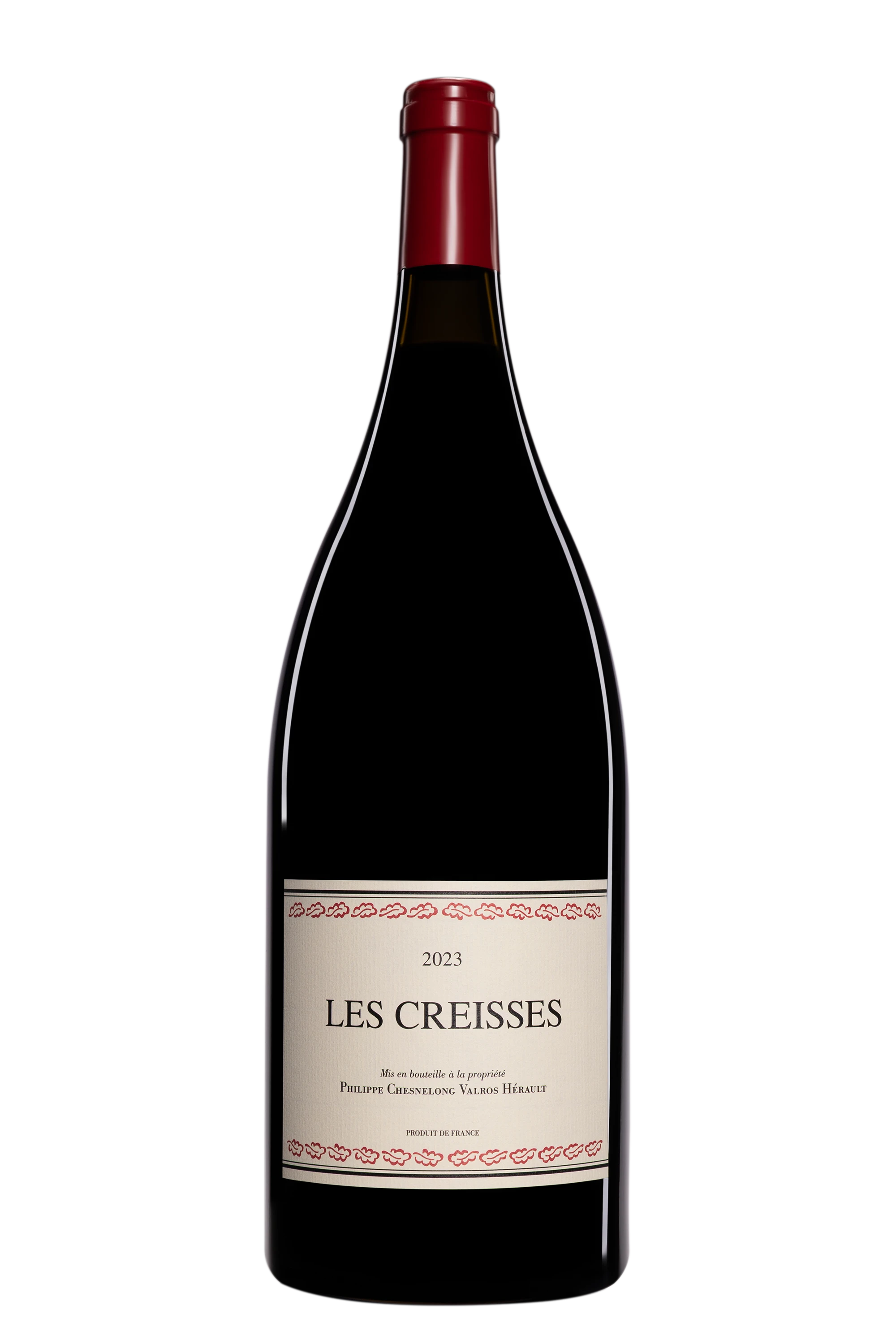 Domaine des Creisses - Vin de Pays d'Oc Rouge 2023 14.5°, 150cl