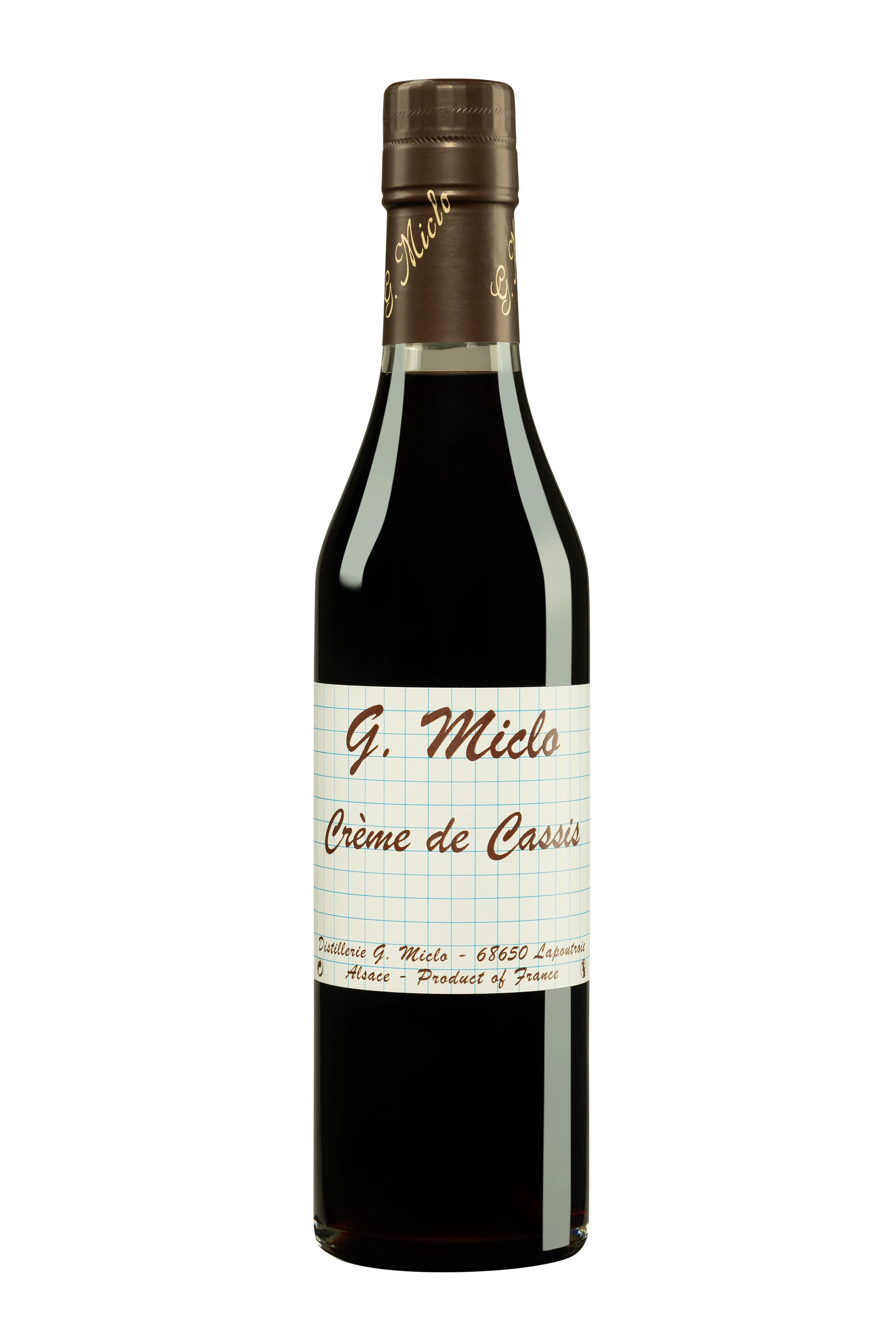 Distillerie Gilbert Miclo - Crème d'Alsace "Cassis" 18° Giftbox, 35cl