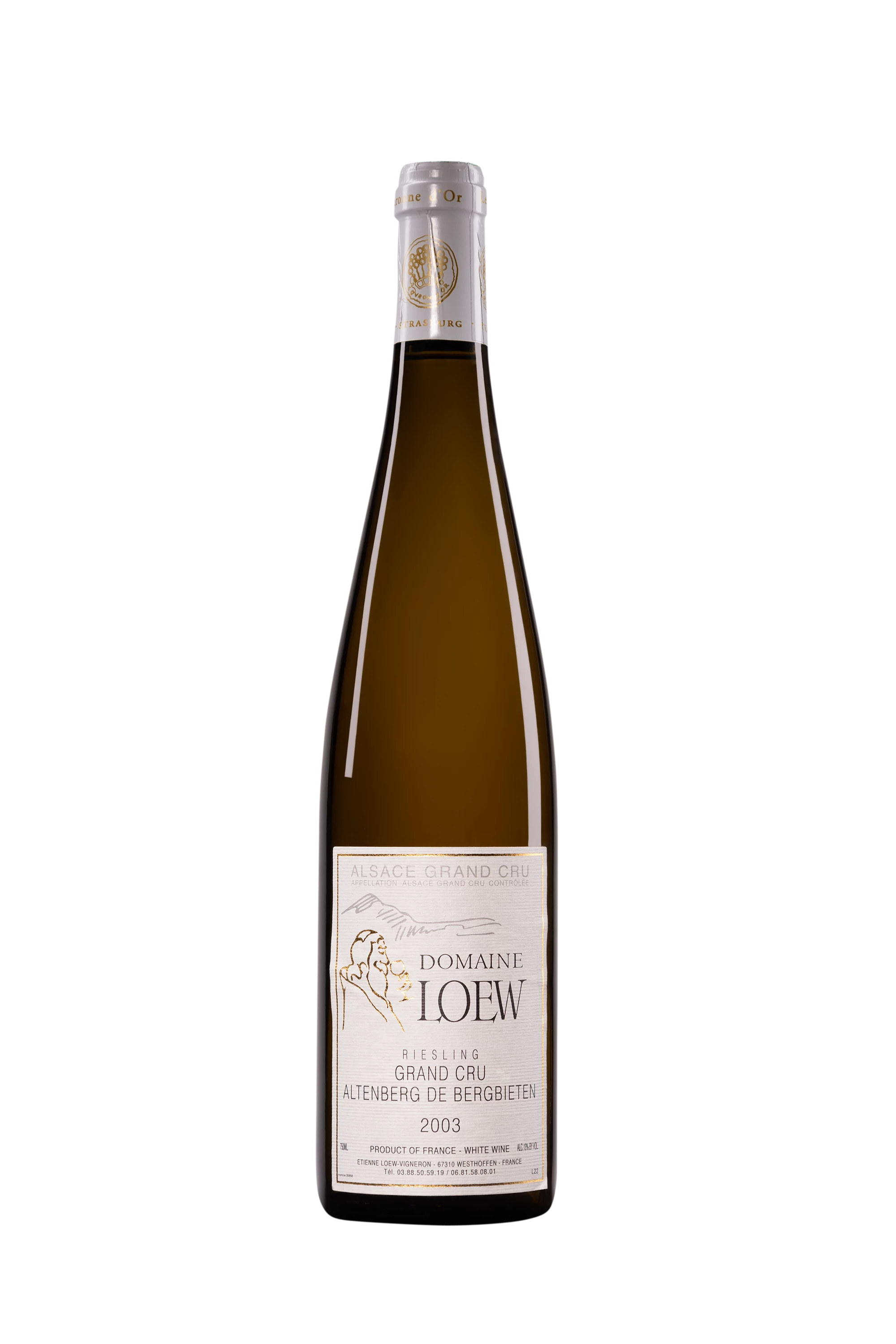 Domaine Etienne Loew - Alsace Grand Cru Altenberg de Bergbieten "Riesling" Blanc 2003, 75cl