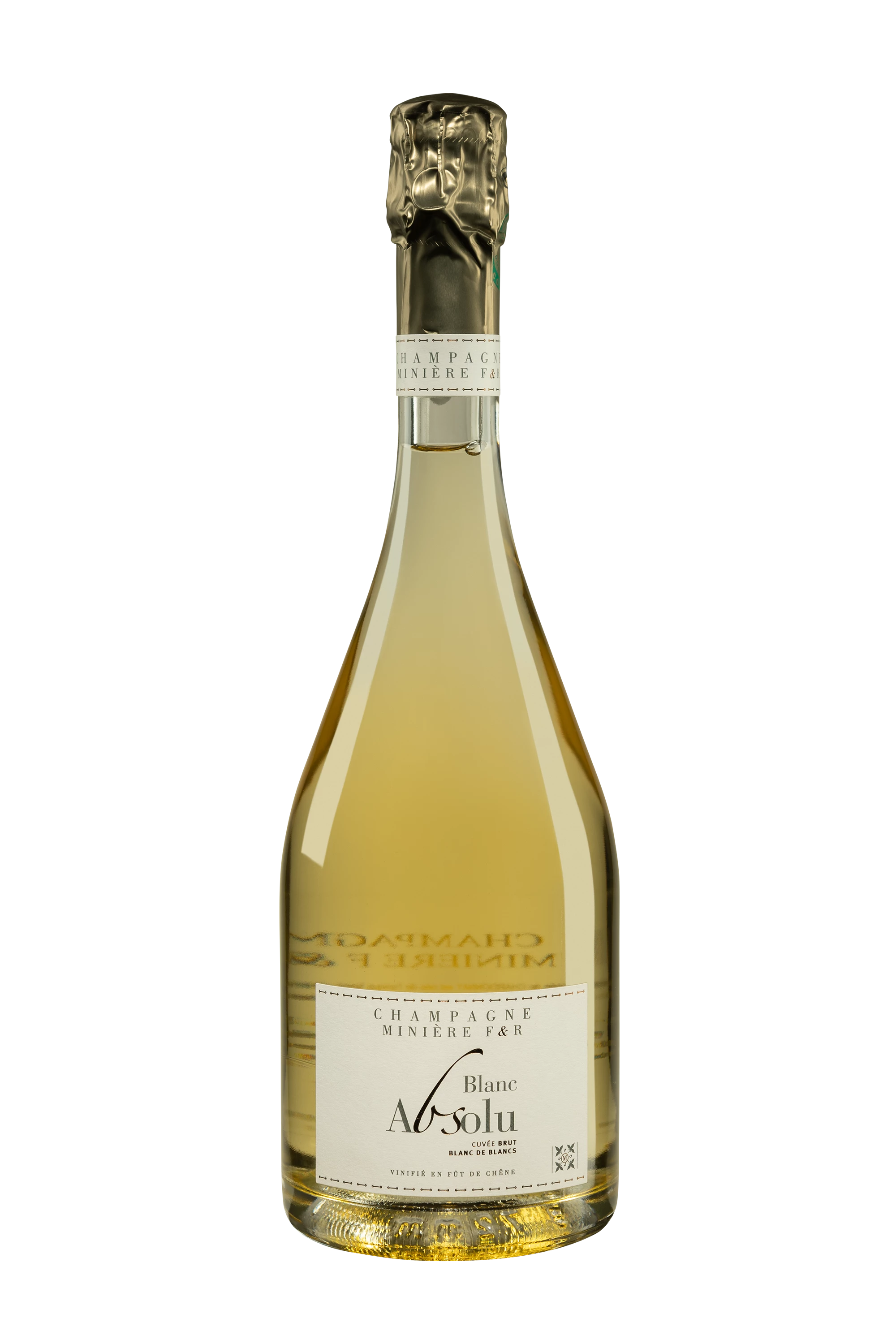 Domaine Minière F & R - Champagne Brut Blanc de Blancs Millésimé "Blanc Absolu" Blanc 2012-2013 12°, 75cl