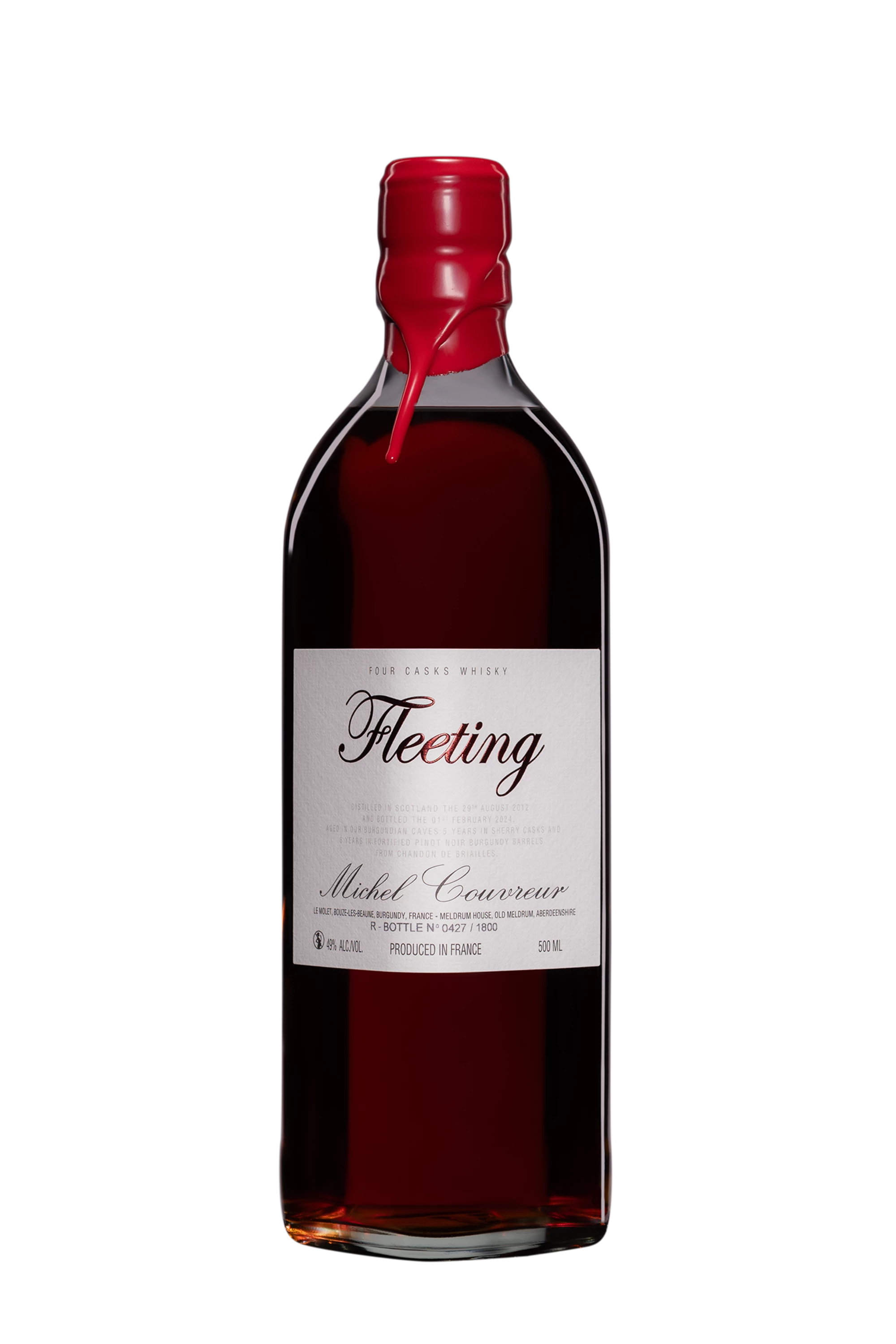 Michel Couvreur - Single Malt Whisky "12 Ans - Fleeting R" 2012 49° Giftbox, 50cl