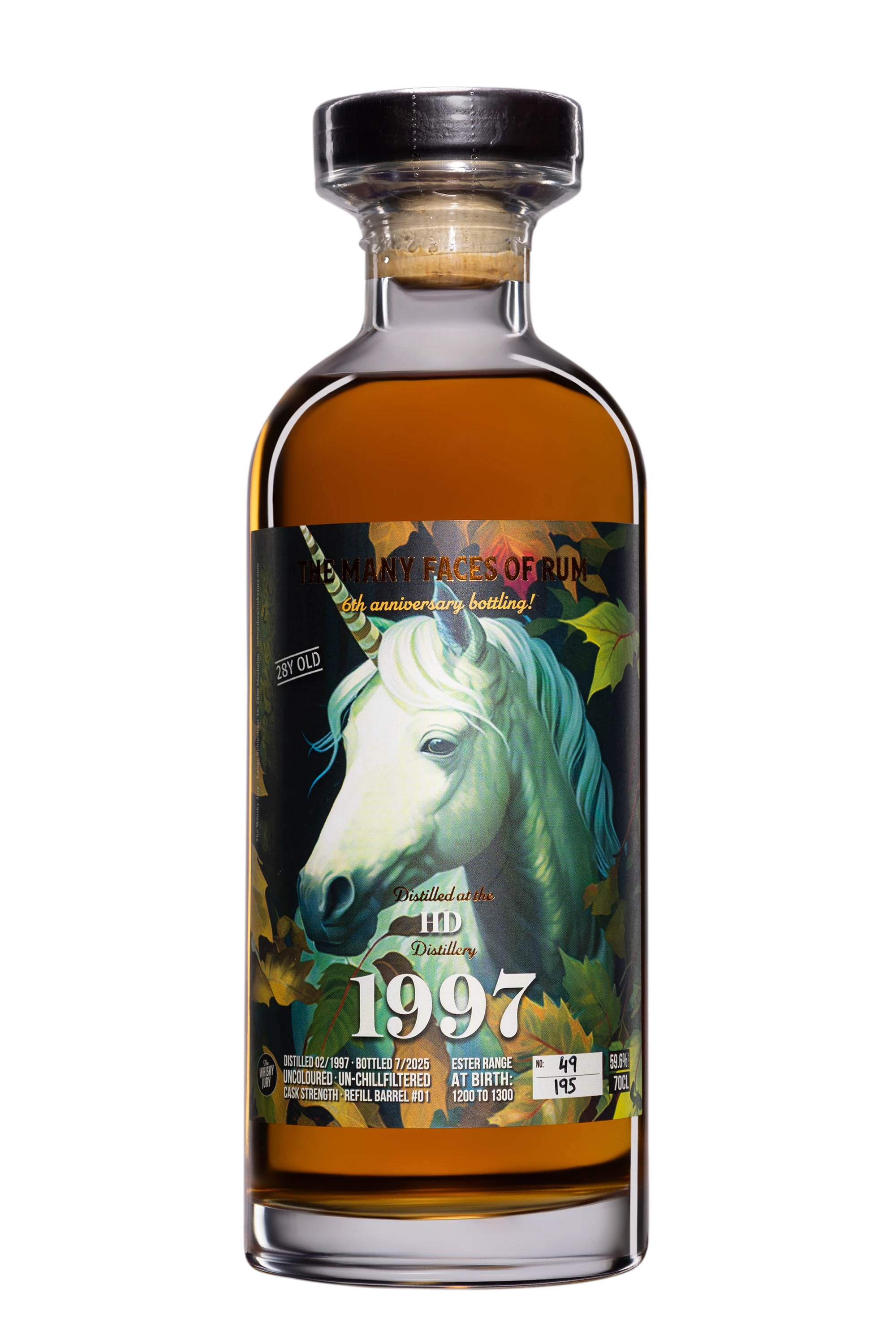 The Whisky Jury  - Molasses Jamaican Rhum "Hampden" Brun 1997 59.6°, 70cl