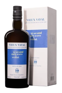 Spirit of Haiti - Clairin Pur Cane Juice Haïtian Rhum "10 Ans Vieux Vaval - Small Batch" Brun 2016 54.6° Giftbox, 70cl