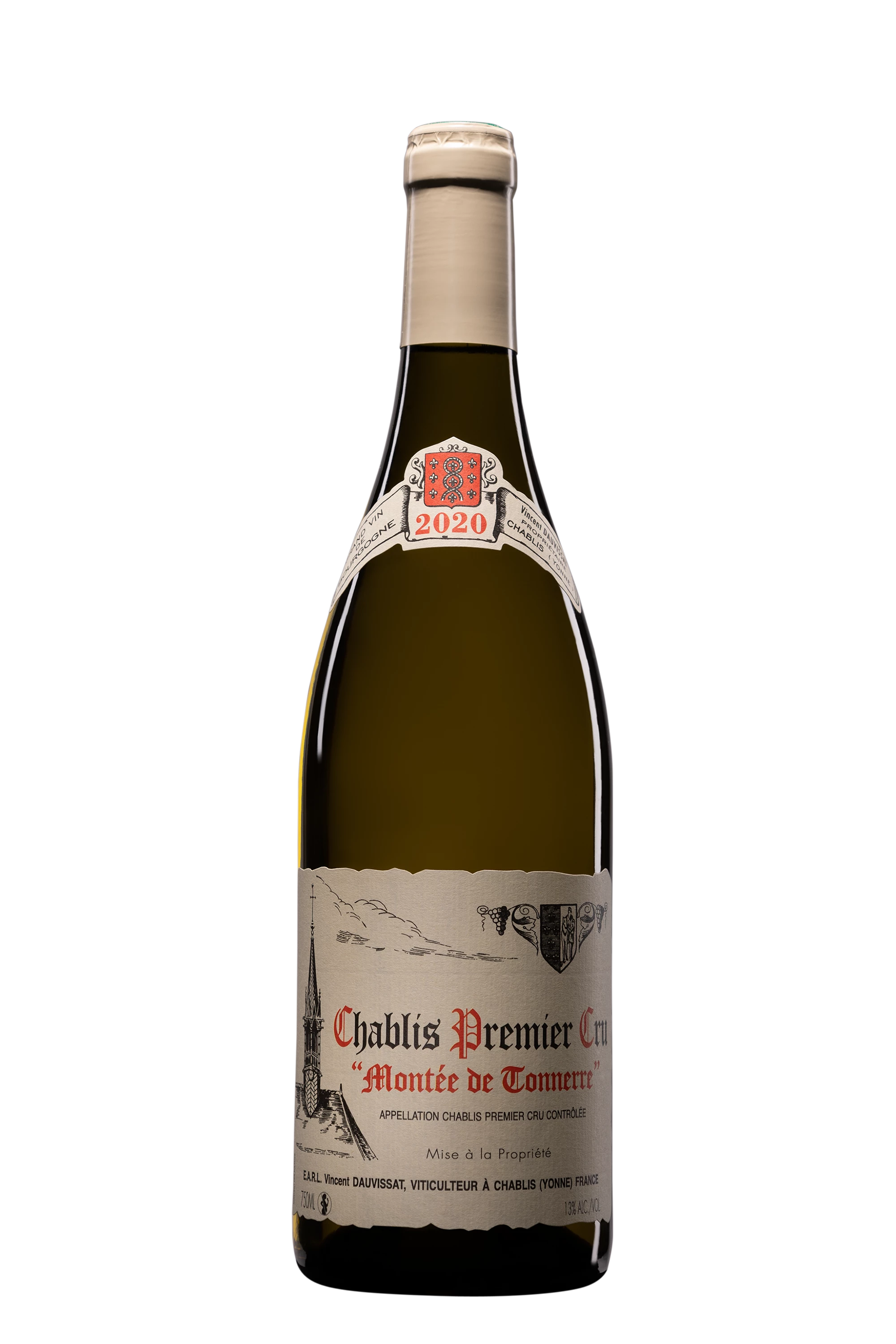 Domaine Vincent Dauvissat - Chablis 1er Cru "Montée de Tonnerre" Blanc 2020, 75cl