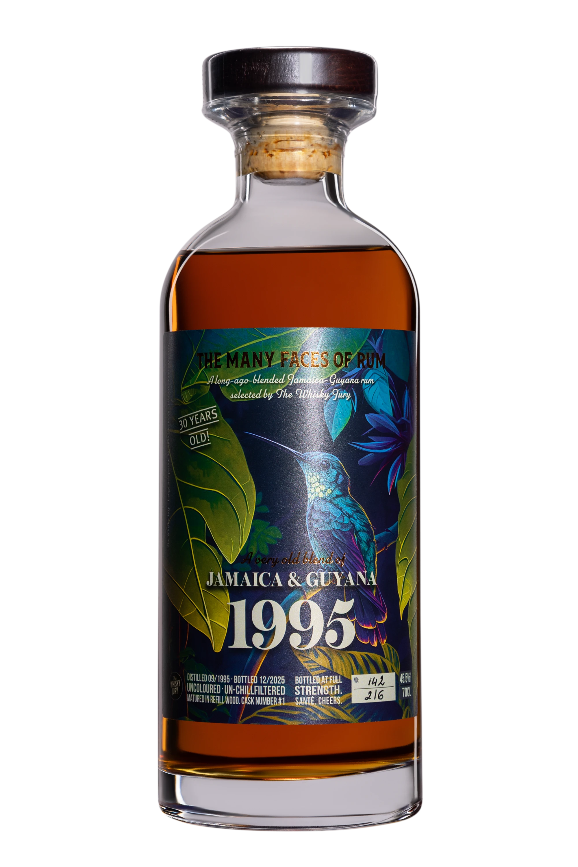 The Whisky Jury - Molasses Rhum "The Many Faces of Rum" Brun 1995 45.5°, 70cl