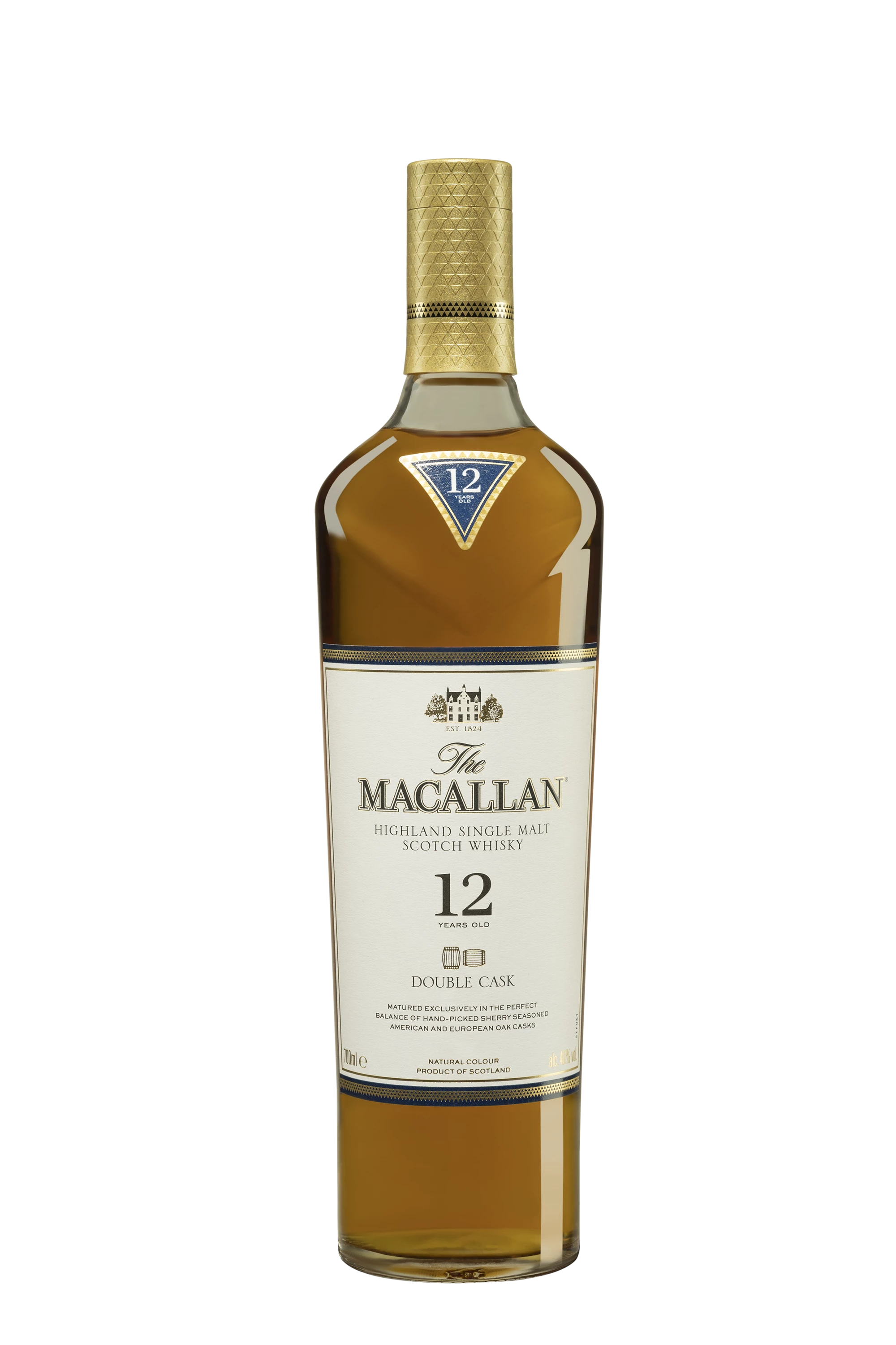 The Macallan - Single Malt Scotch Whisky "12 Ans Double Cask" 40° Giftbox, 70cl