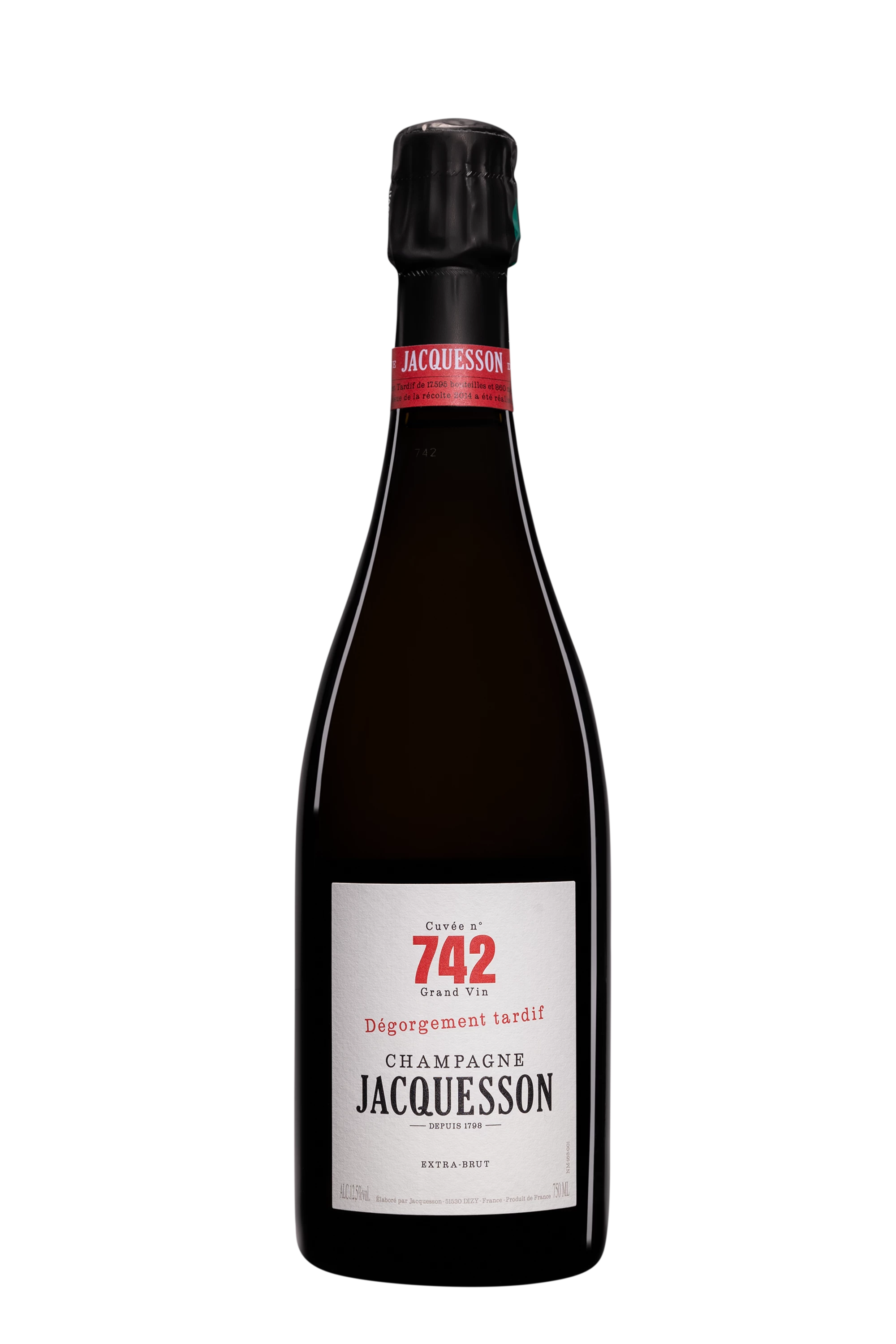 Domaine Jacquesson - Champagne Extra-Brut "742 Dégorgement Tardif" Blanc NV 12.5° Giftbox, 75cl