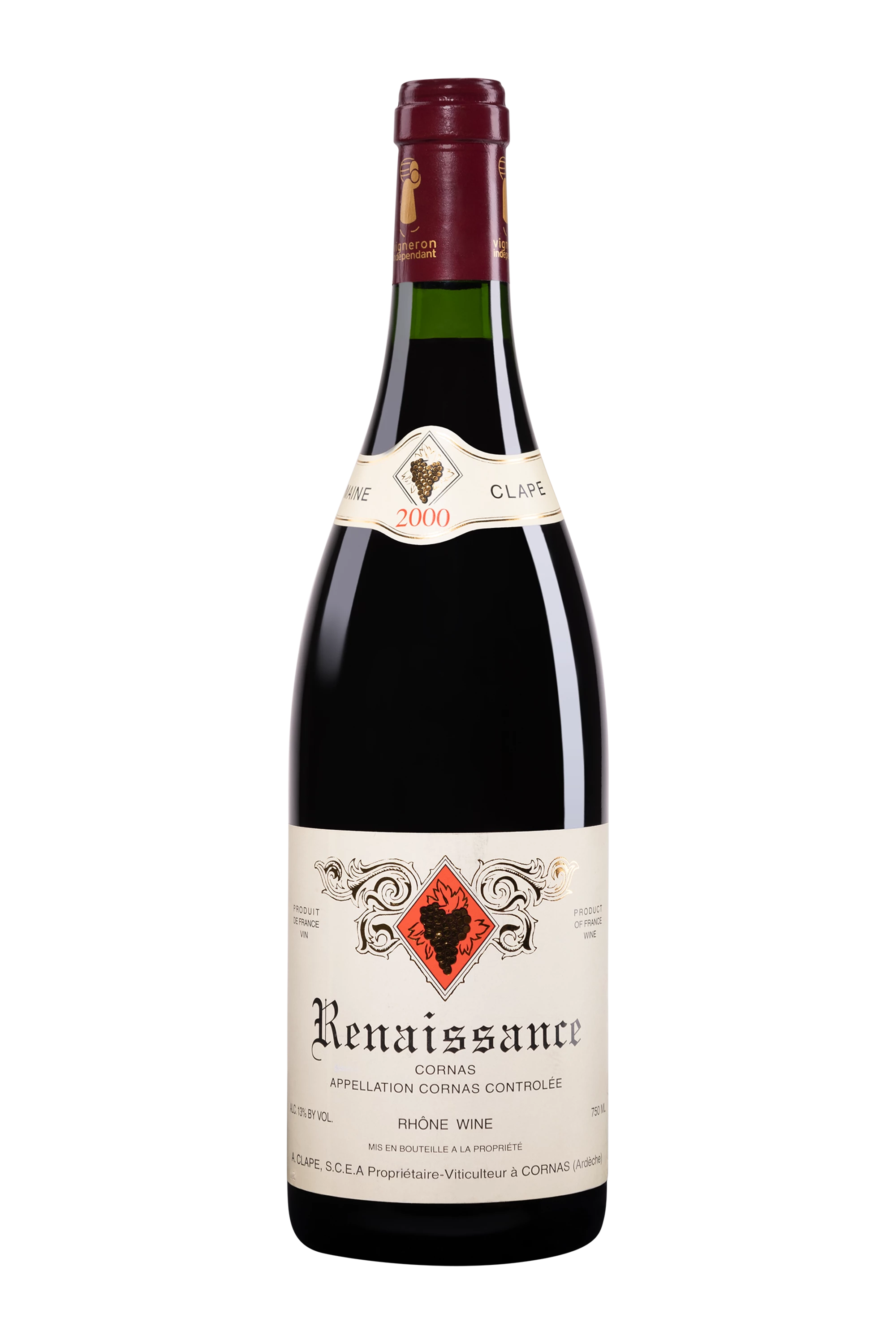 Domaine Auguste Clape - Cornas "Renaissance" Rouge 2000, 75cl