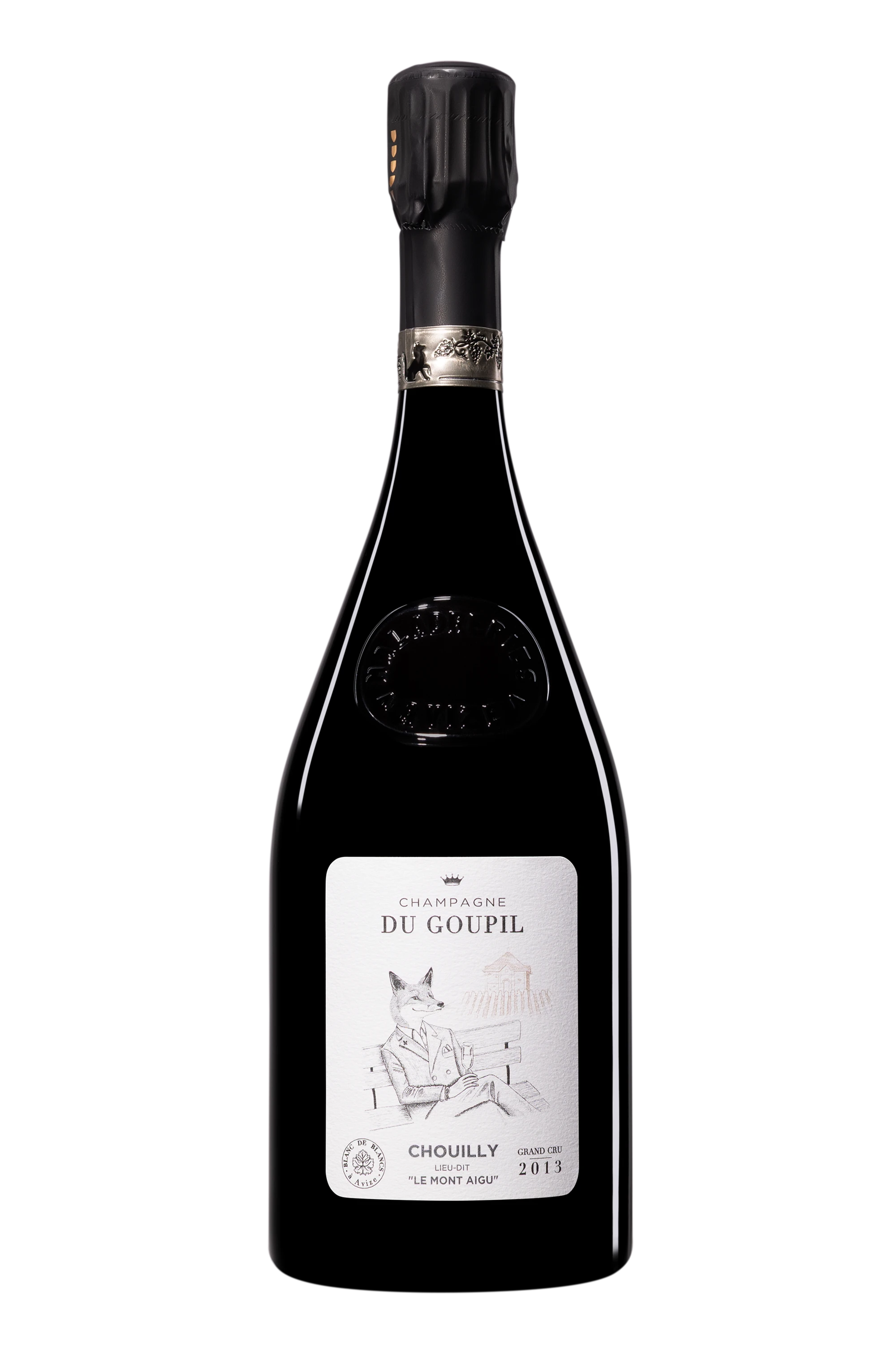 Domaine du Goupil - Champagne Extra-Brut Grand Cru Blanc de Blancs Millésimé "Le Mont Aigu" Blanc 2013 12°, 75cl