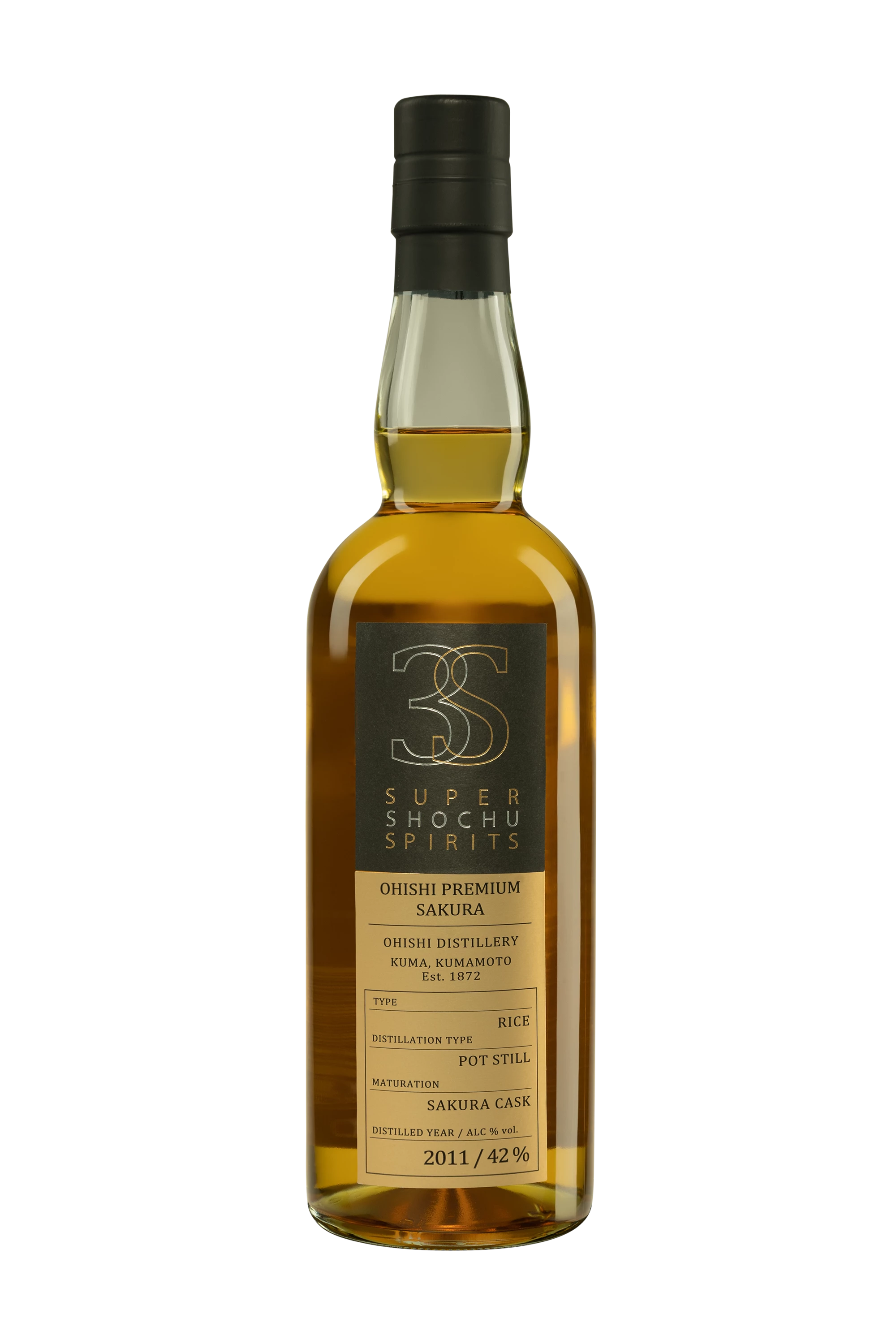 3S - Shochu "Sakura" Brun 2011 42°, 70cl