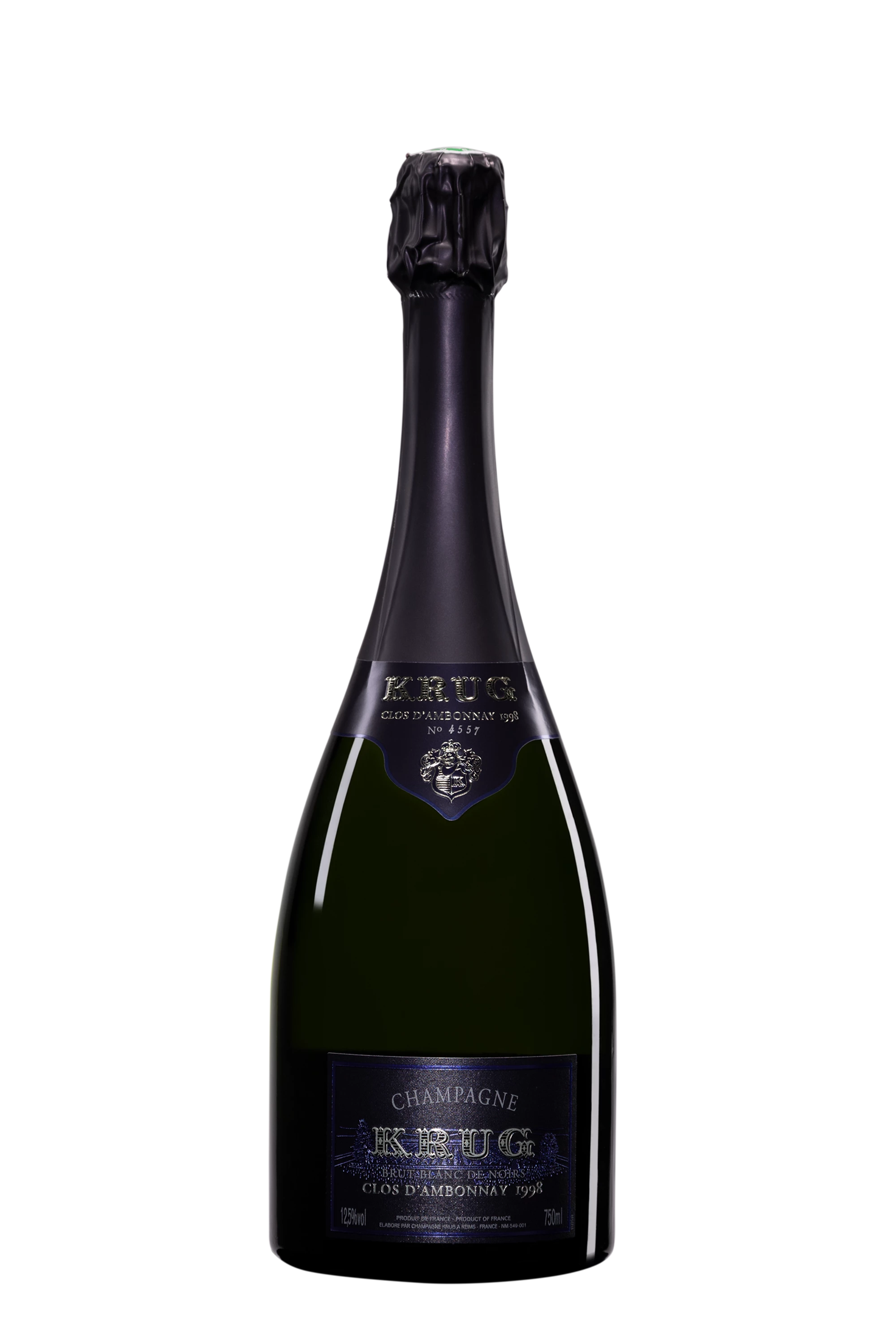 Maison Krug - Champagne Brut Blanc de Noirs Millésimé "Clos d'Ambonnay" Blanc 1998 12.5° Wooden case, 75cl