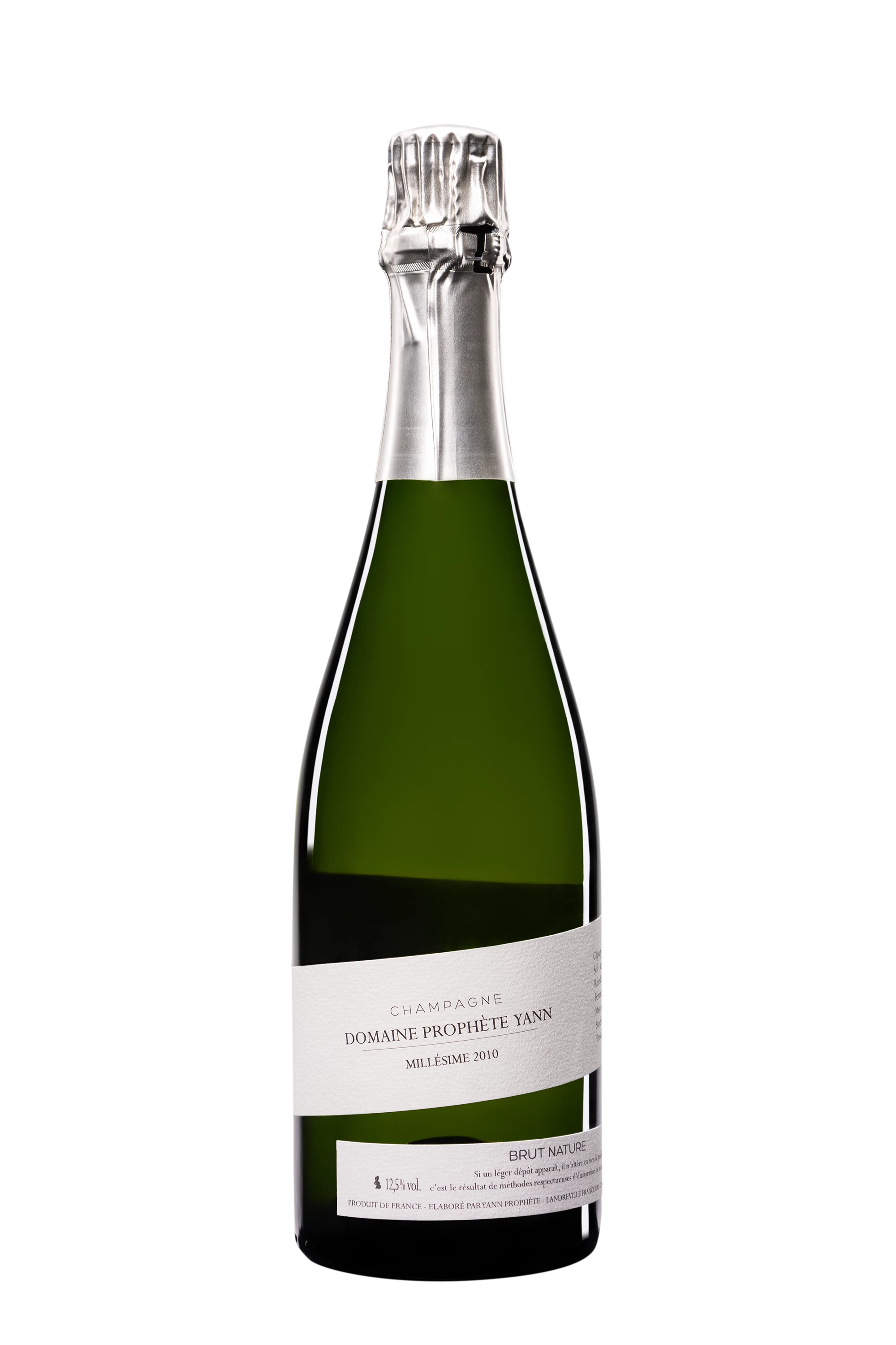 Domaine Yann Prophète - Champagne Brut Nature Blanc de Blancs Millésimé Blanc 2010 12.5°, 75cl