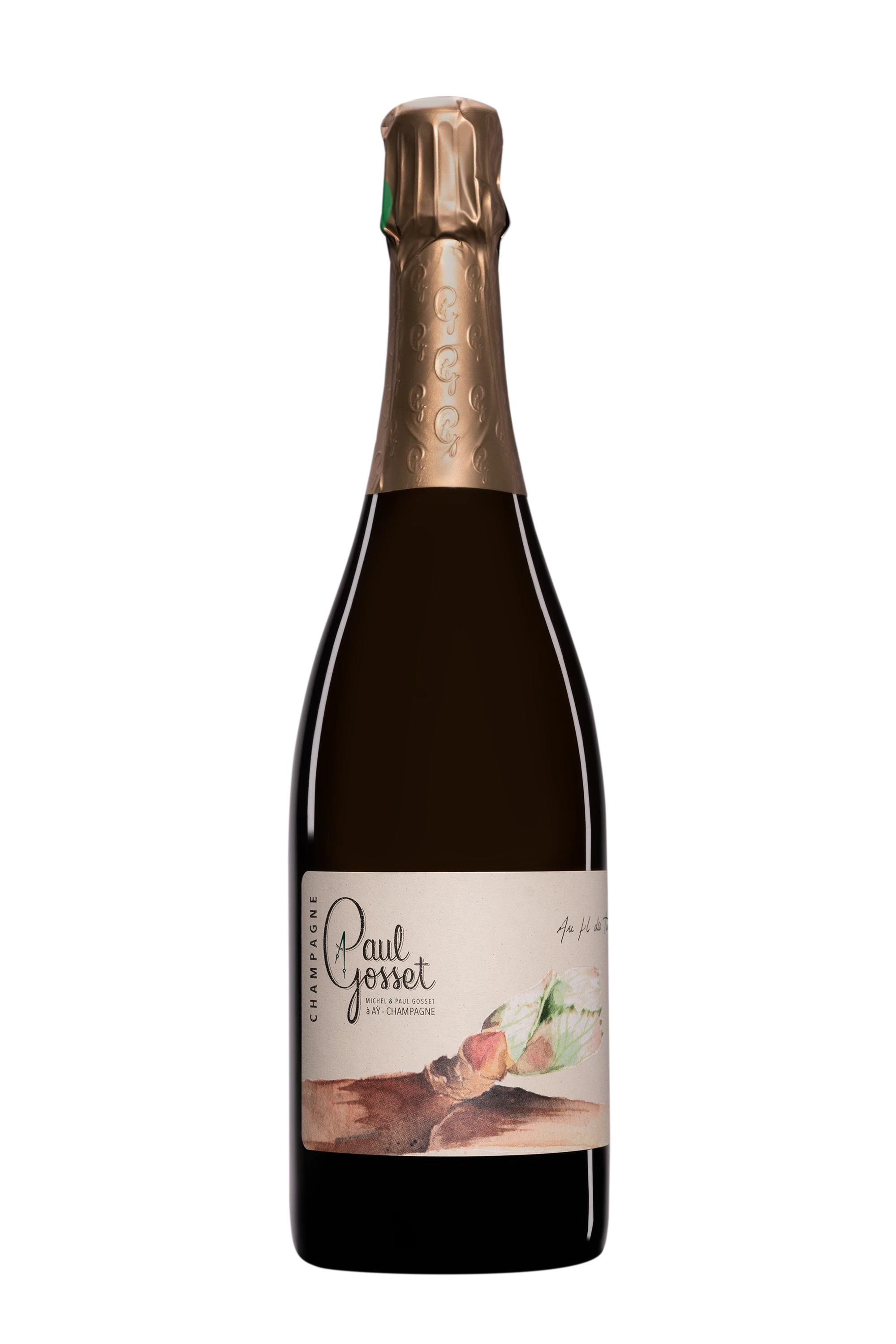 Domaine Paul Gosset - Champagne Extra-Brut "Au Fil des Temps : Le Printemps" Blanc NV Dégorgement 02 Apr. 2024 12.5°, 75cl