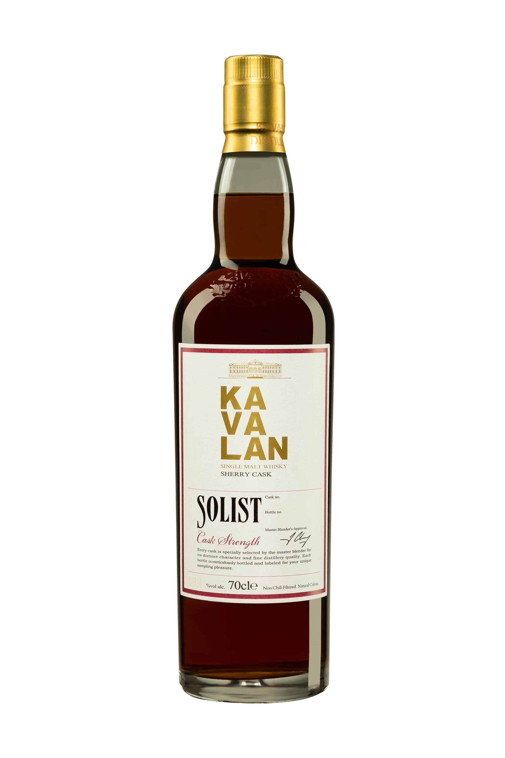 Kavalan - Single Malt Taiwanese Whisky "Solist - Sherry Oak" 59.4° Giftbox, 70cl