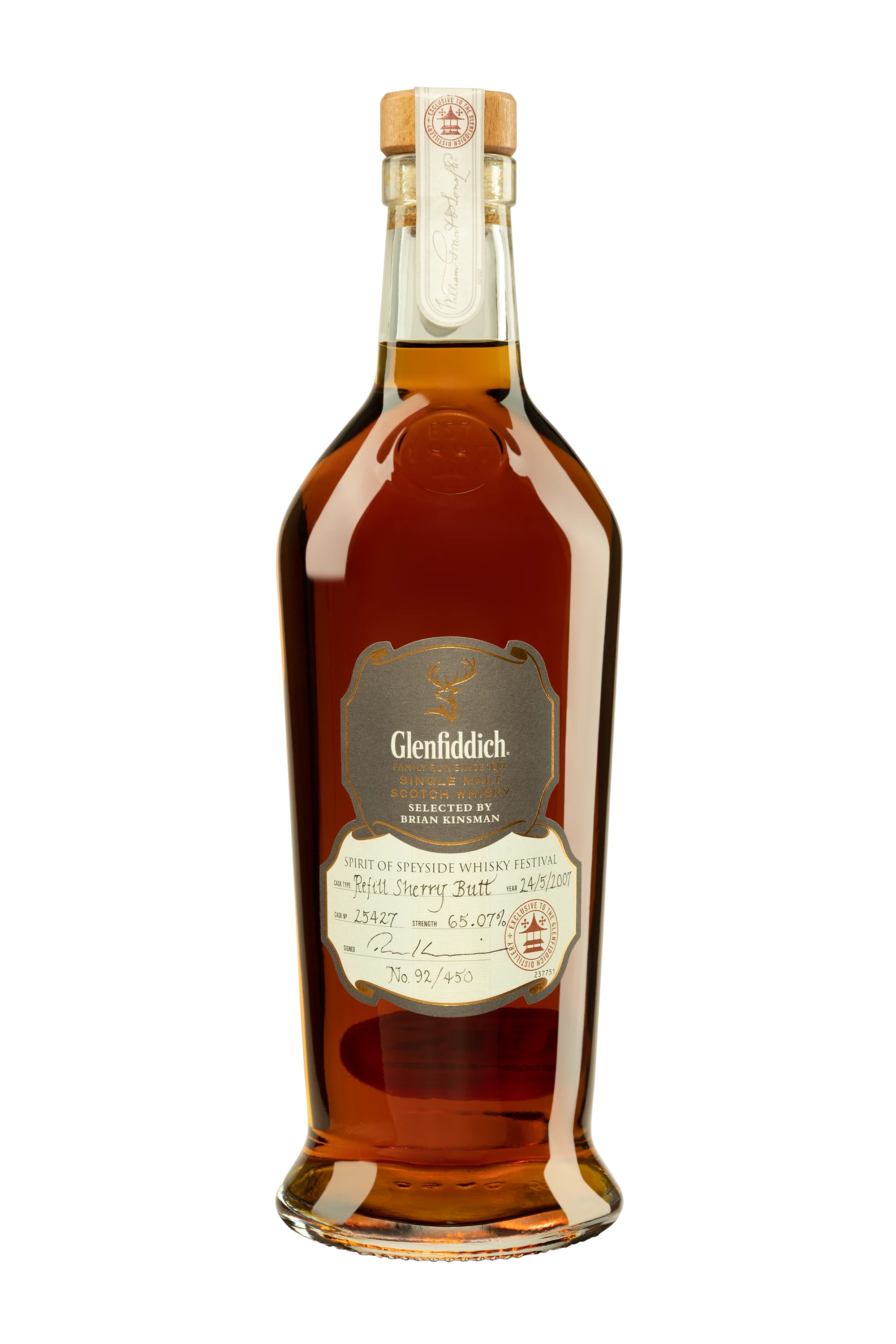 Glenfiddich - Single Malt Scotch Whisky "12 Ans Spirit of Speyside Whisky Festival - N°92" 65.07° Giftbox, 70cl