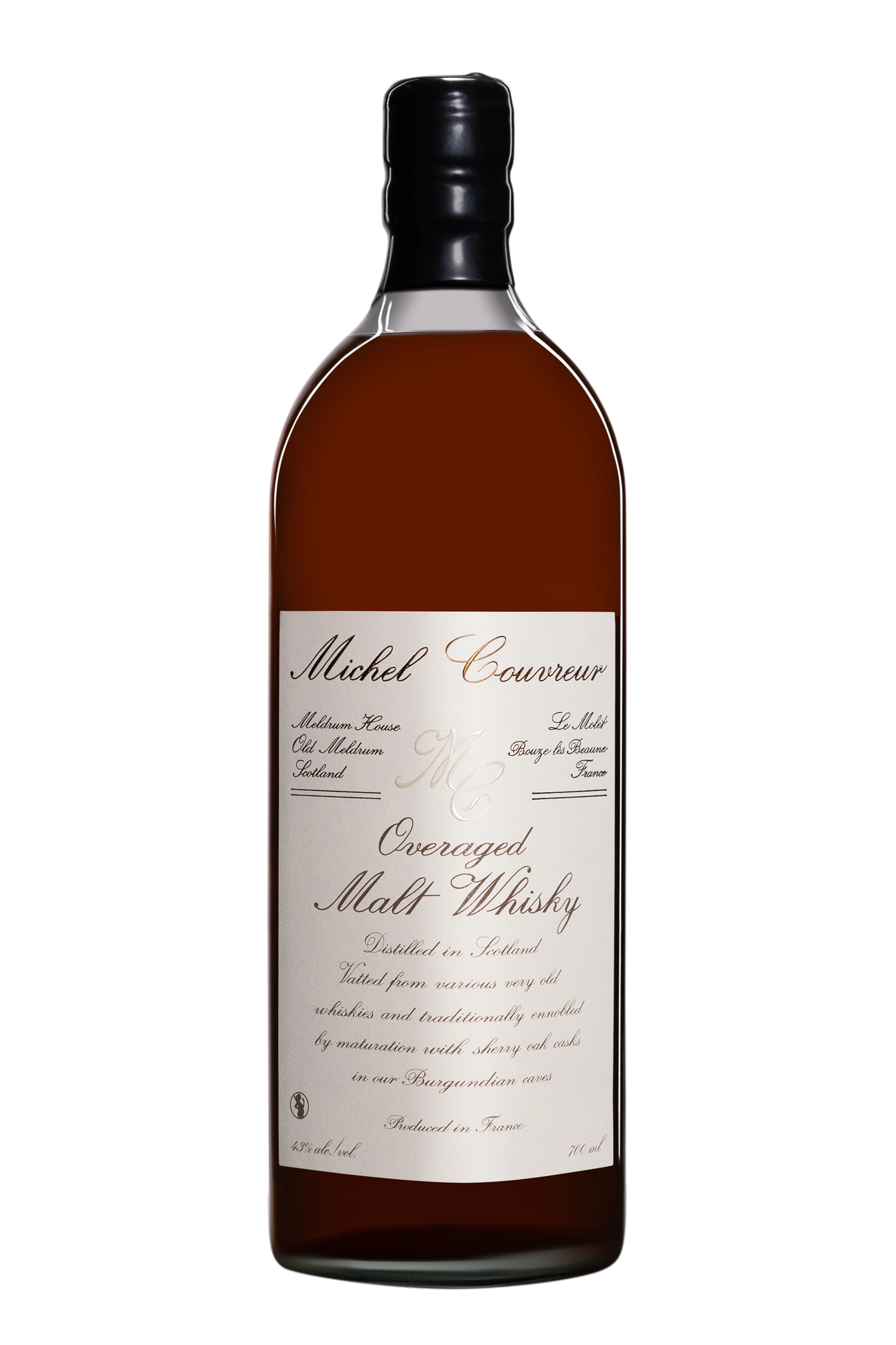 Michel Couvreur - Single Malt French Whisky "Overaged" 43° Giftbox, 70cl