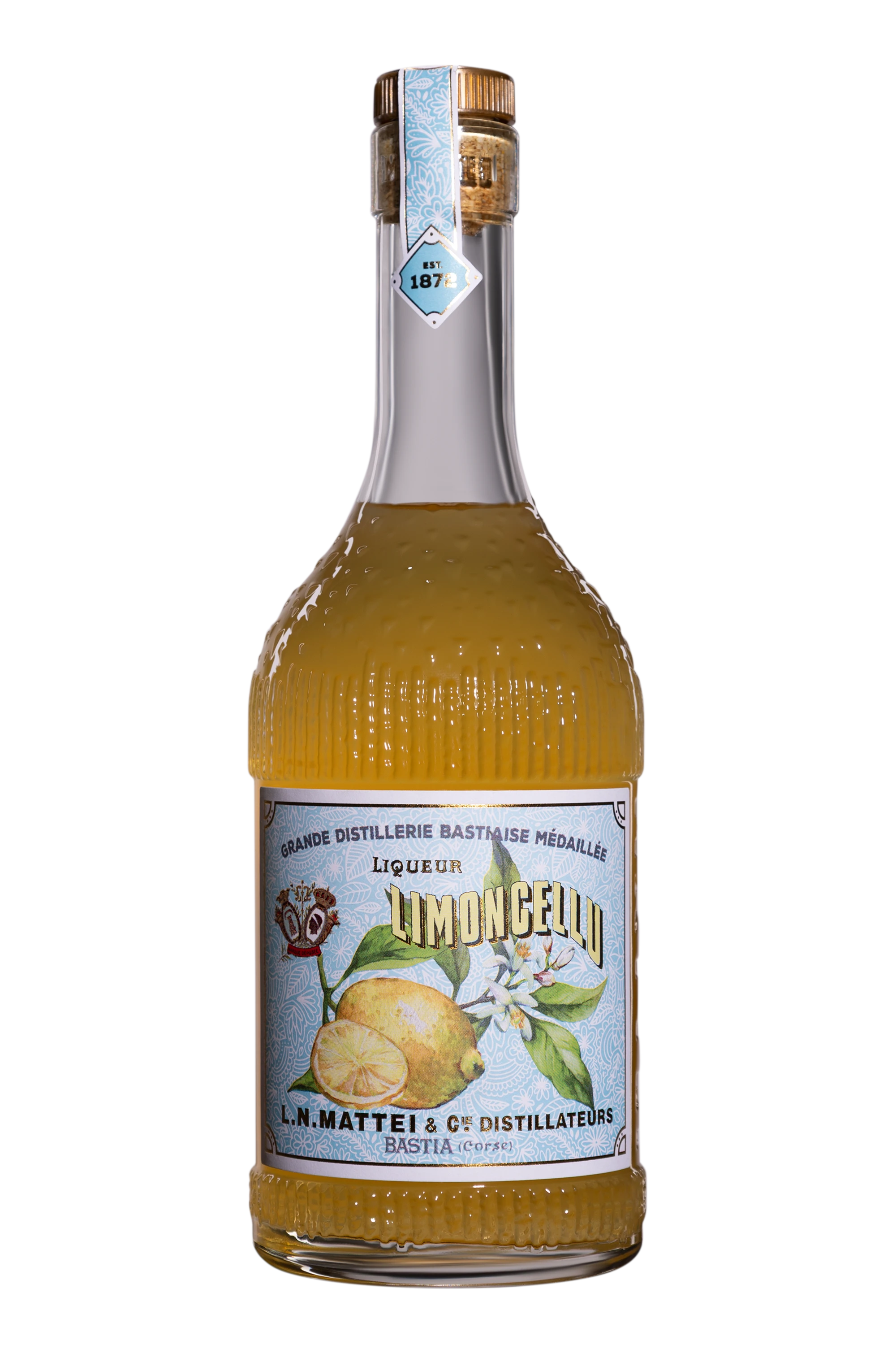 L.N. Mattei - Liqueur de Corse "Limoncellu" Jaune NV 30°, 50cl