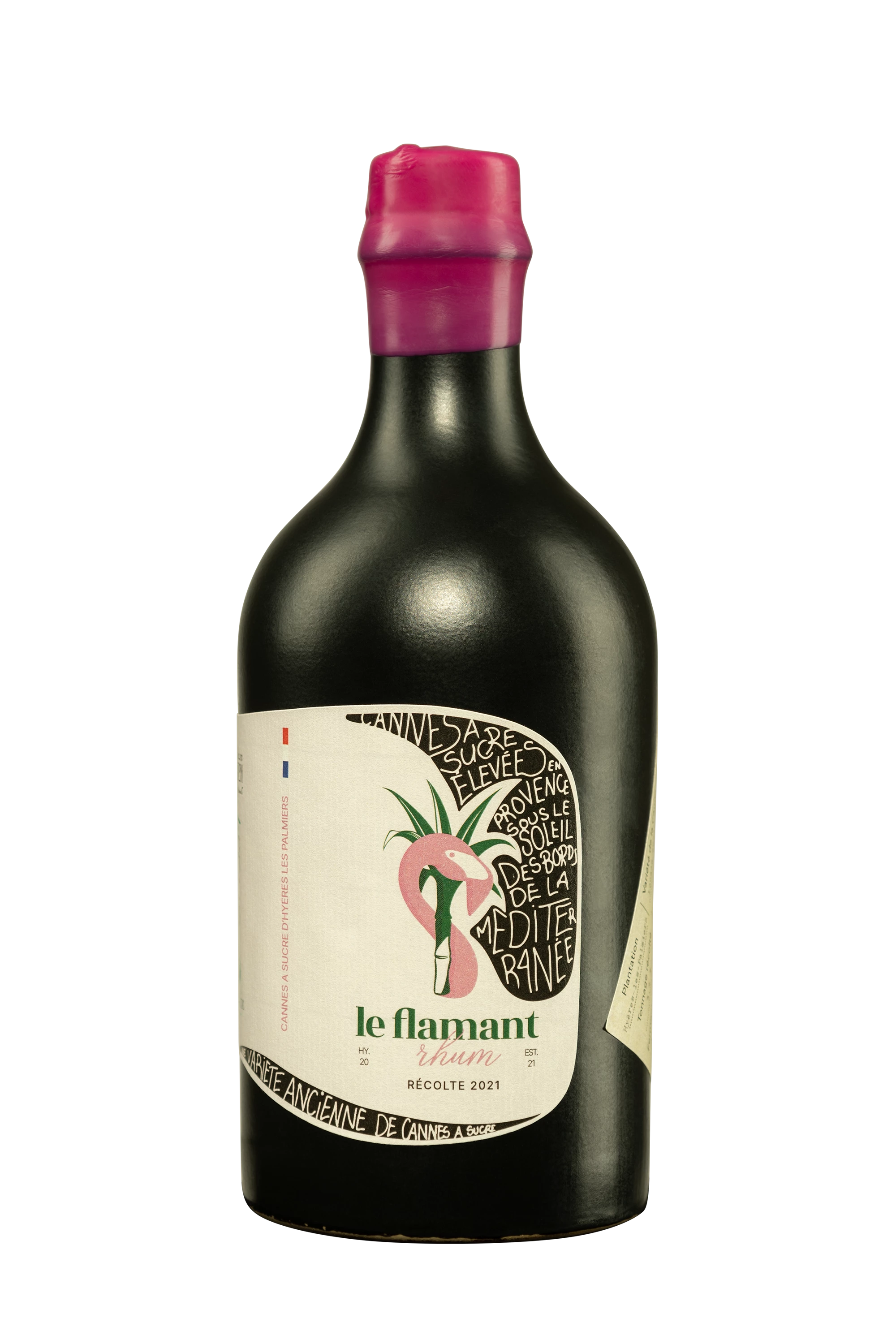 Le Flamant - Rhum Pur Jus de Canne "Récolte 2021" Blanc 46°, 50cl
