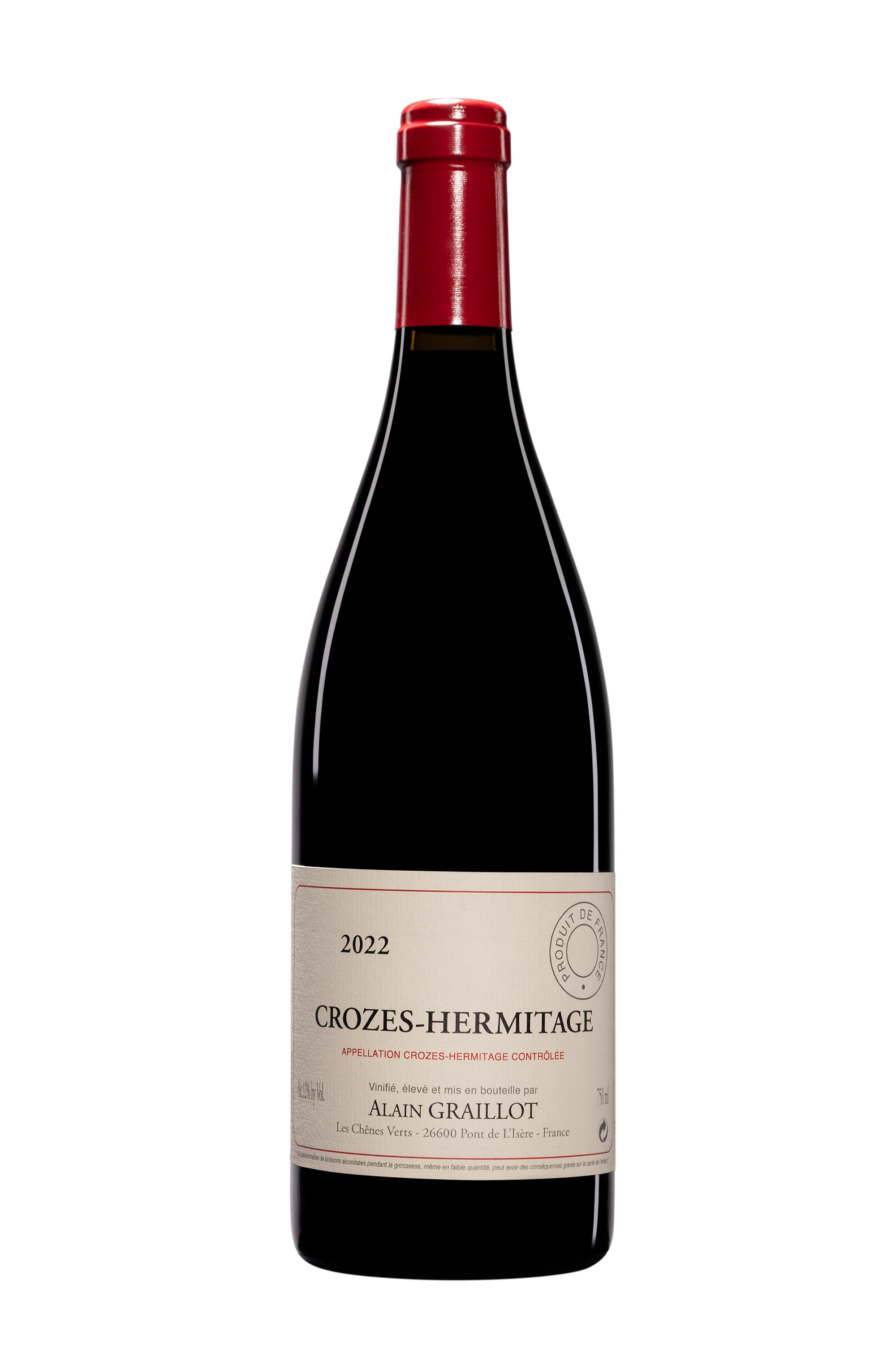 Domaine Alain Graillot - Crozes-Hermitage Rouge 2022 12°, 75cl