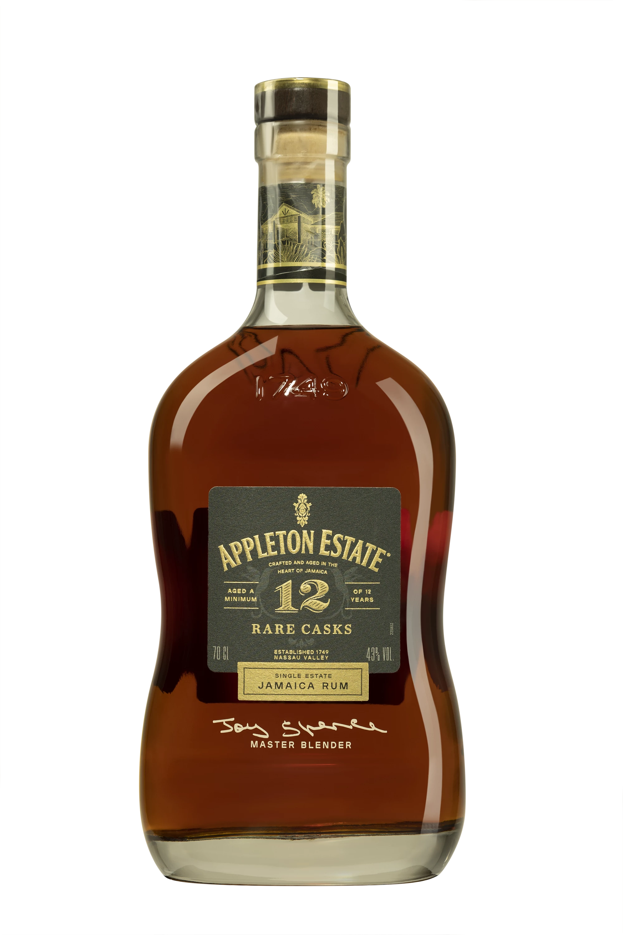 Appleton - Molasses Jamaican Rhum "12 Ans - Rare Blend" Brun 43°, 70cl